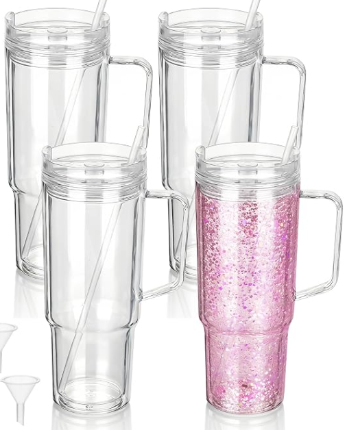 30oz Acrylic Tumbler with Handle