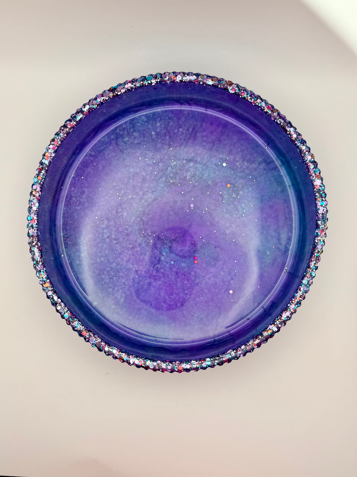 Purple and Blue Large Bowl