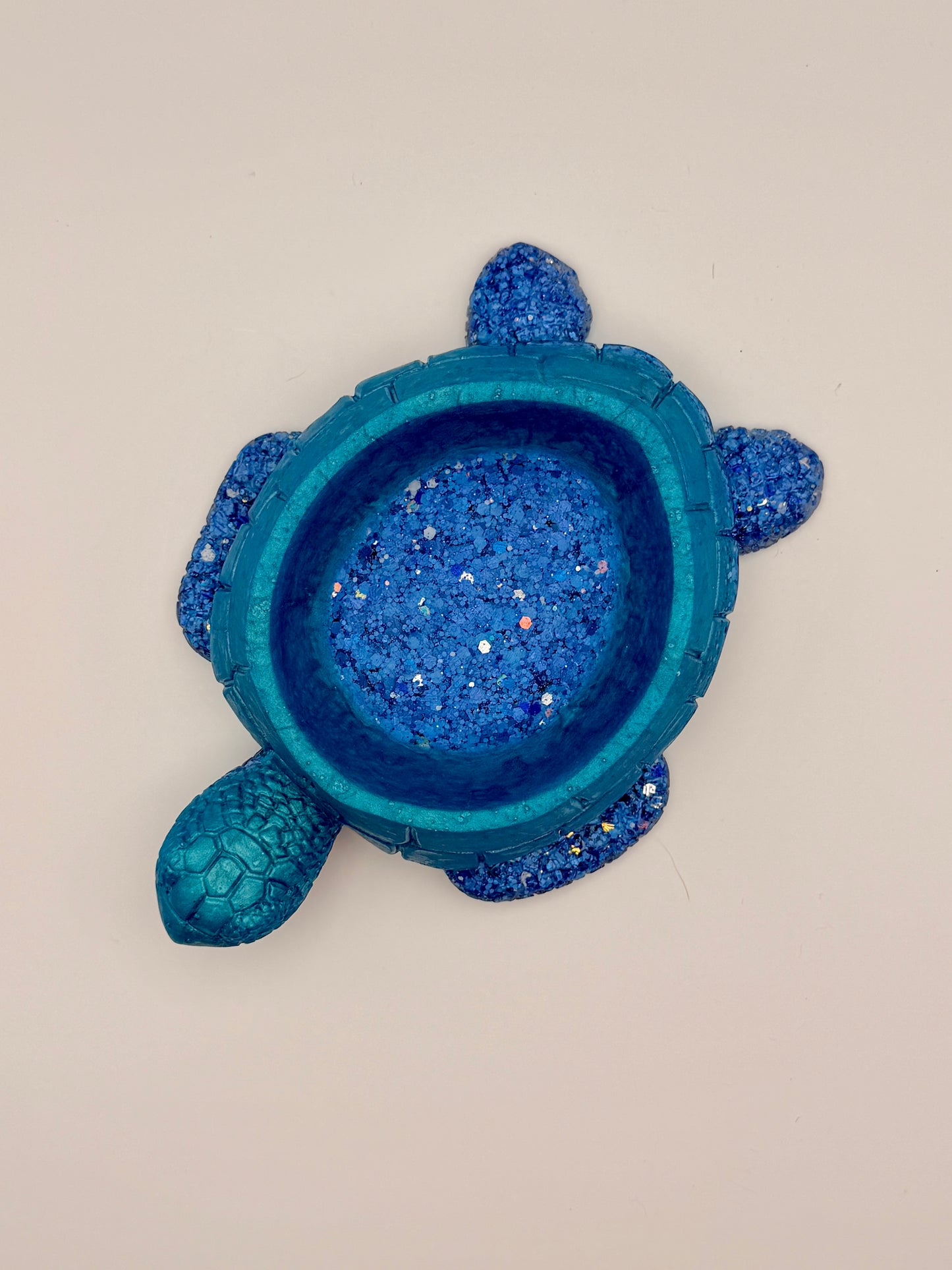 Sea Turtle Dish Blue
