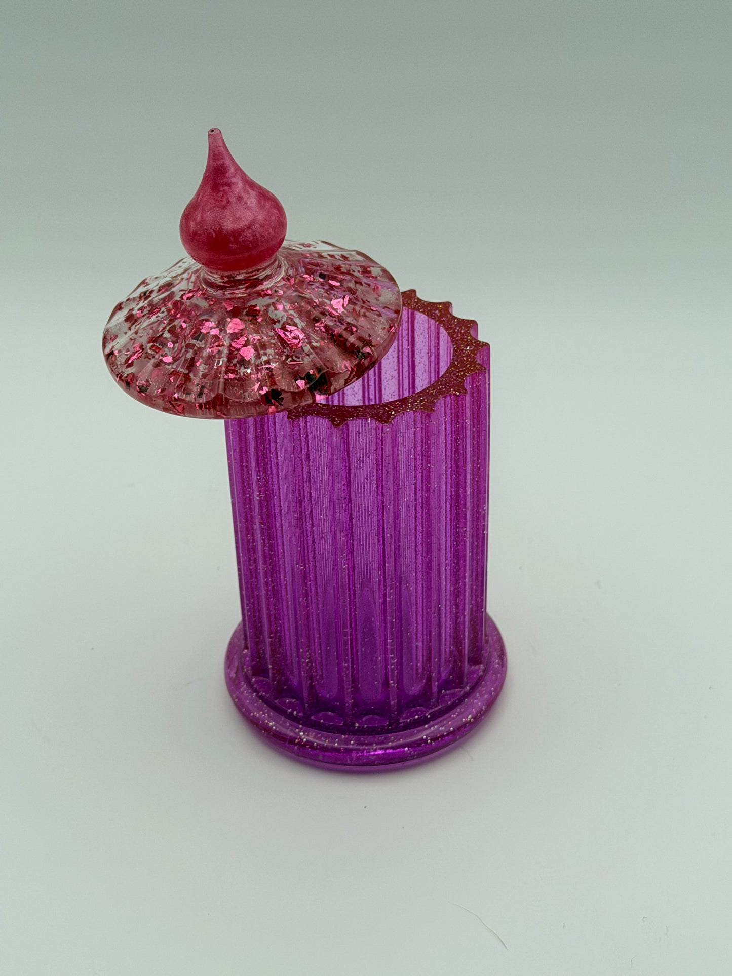 Vintage Style Container with Lid