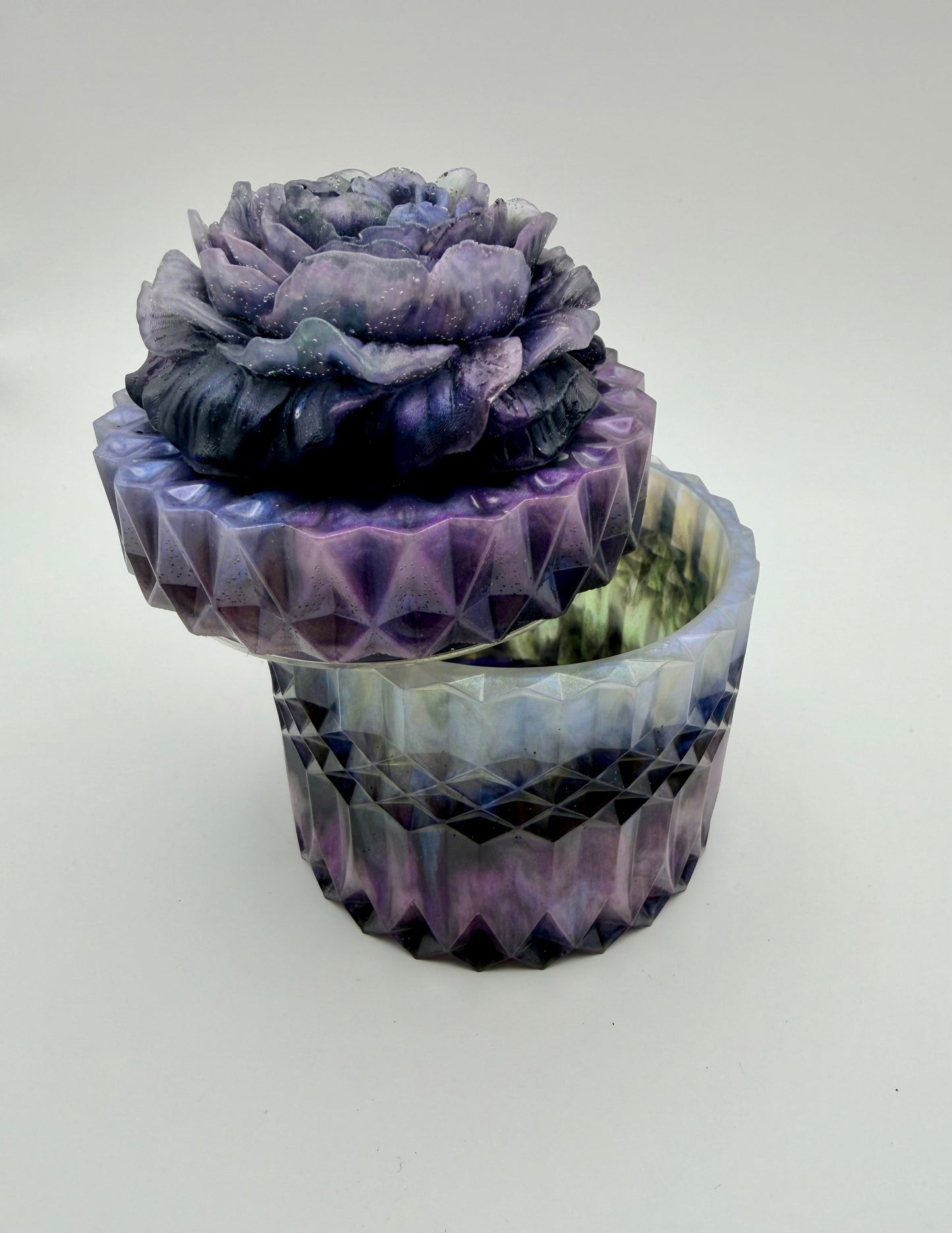 Fancy Container with Flower Lid