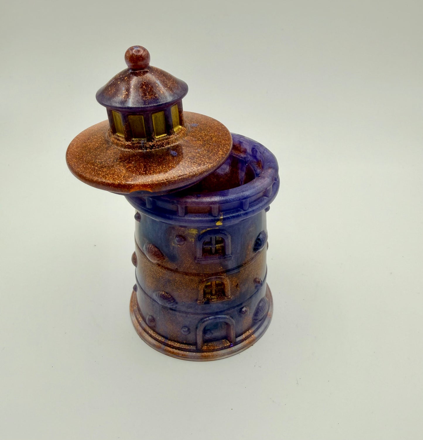 Copper Lighthouse Container