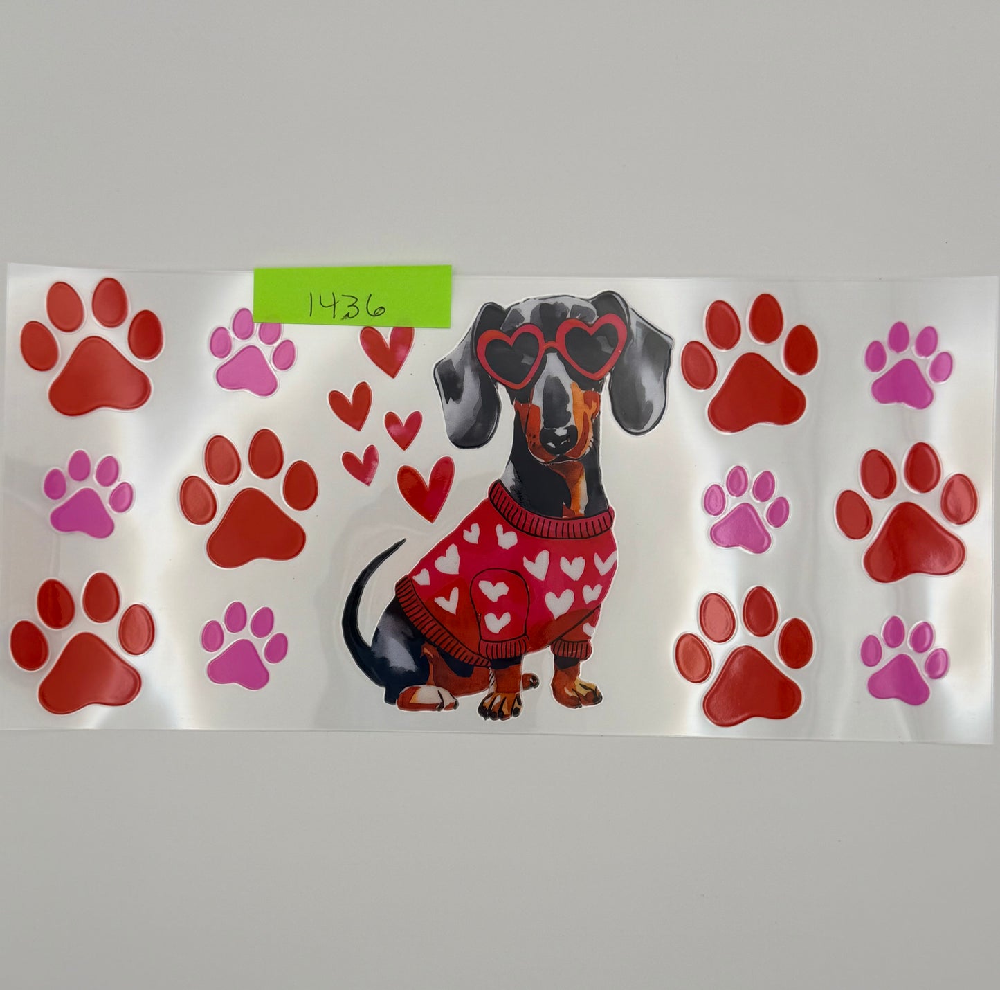 hearts dachshund