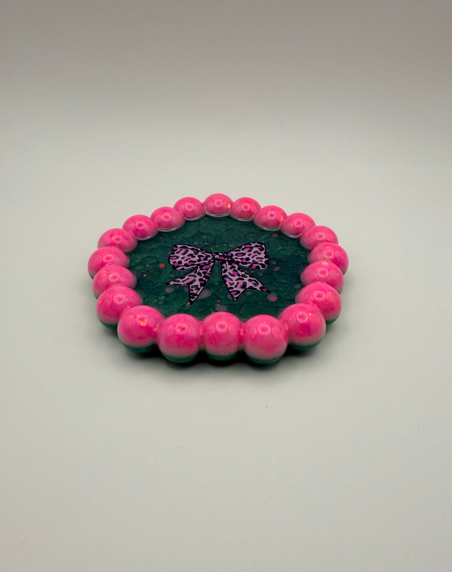 Small Animal Print Bow Tray