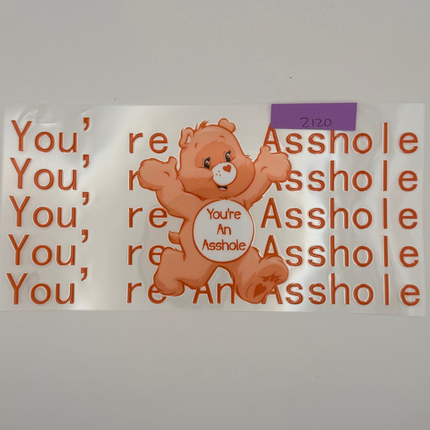 A hold swearbear