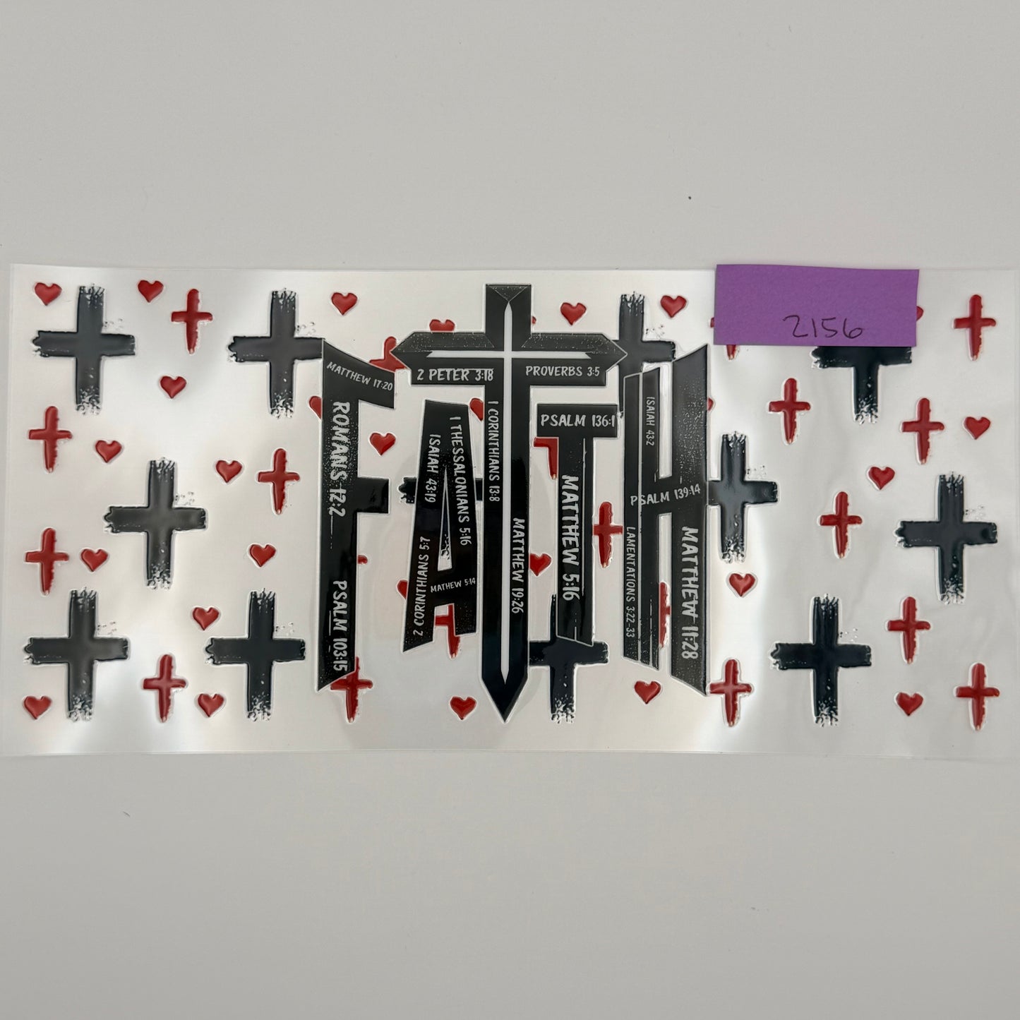 black crosses with scripture