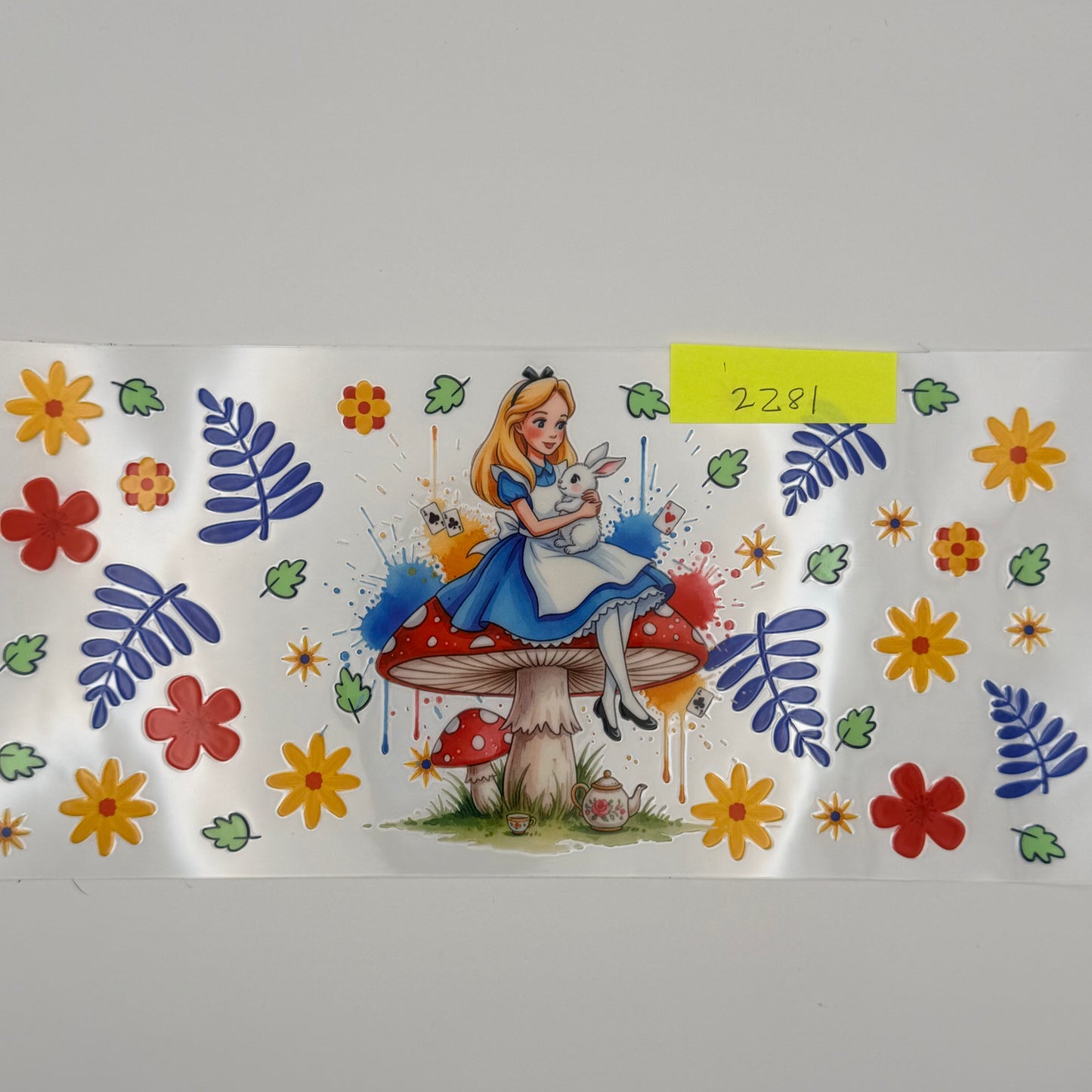 alice on mushrooms