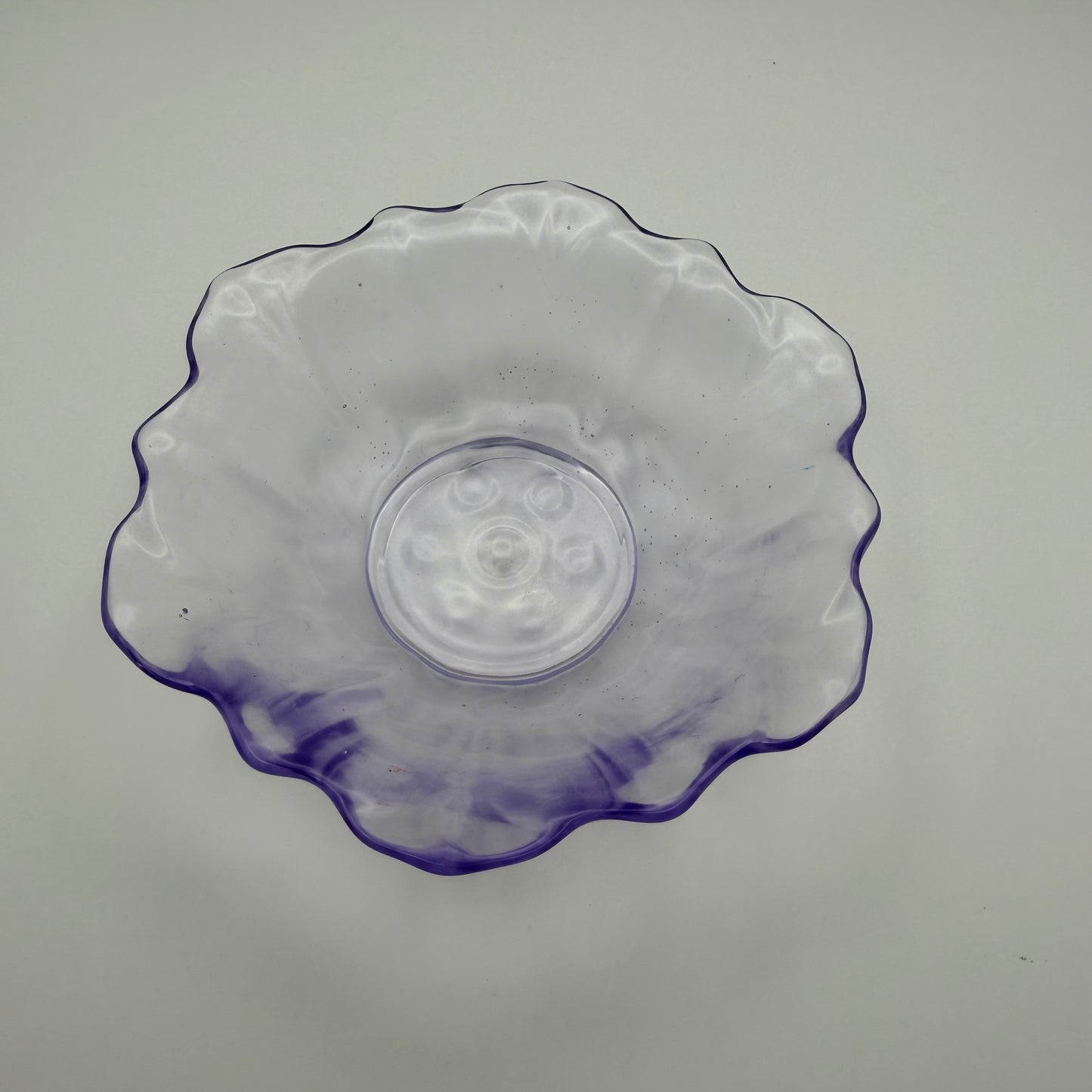 Small Flower-Shaped Bowl - Purple Hue