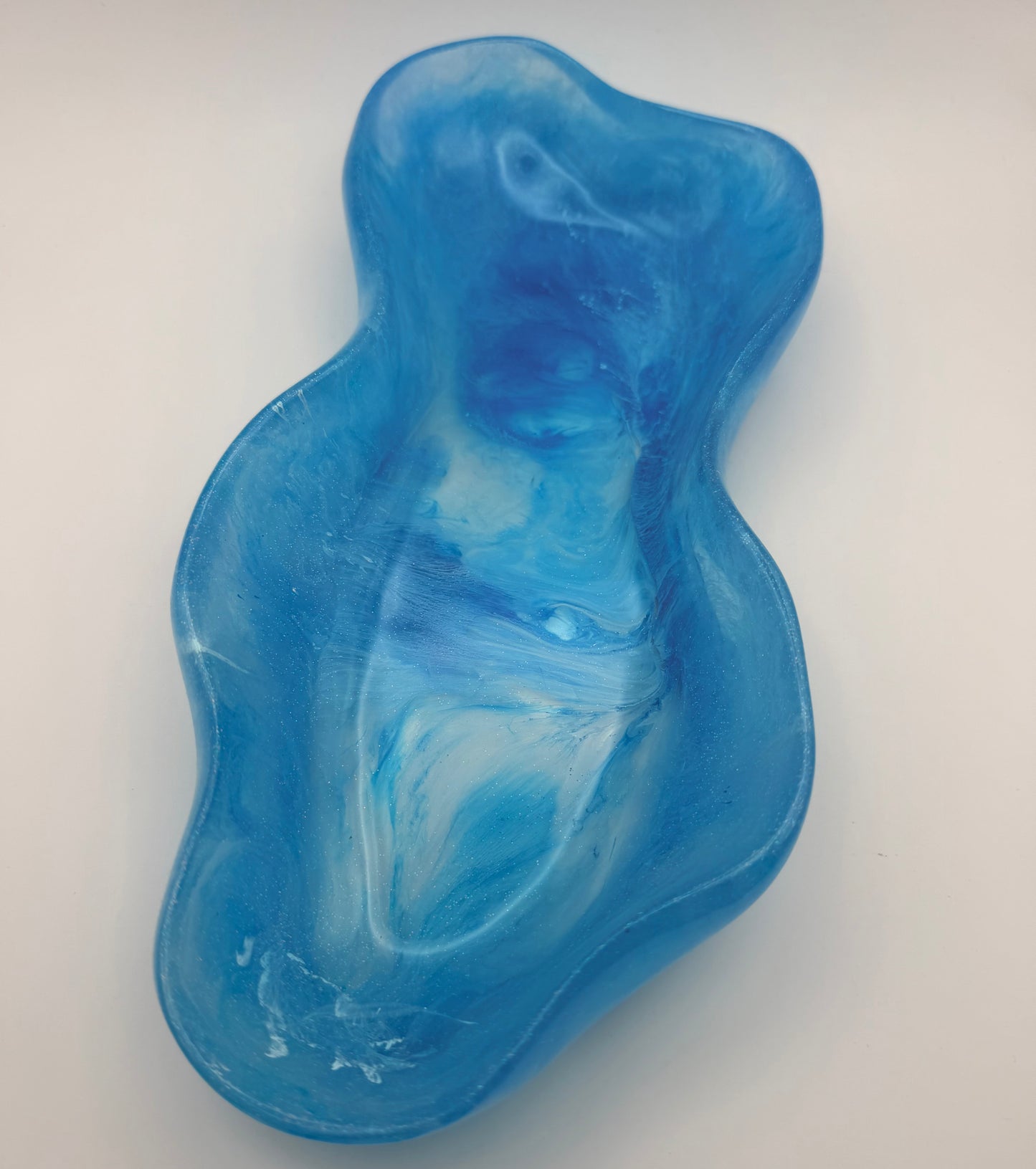 Large Ocean-Inspired Irregular Shaped Bowl