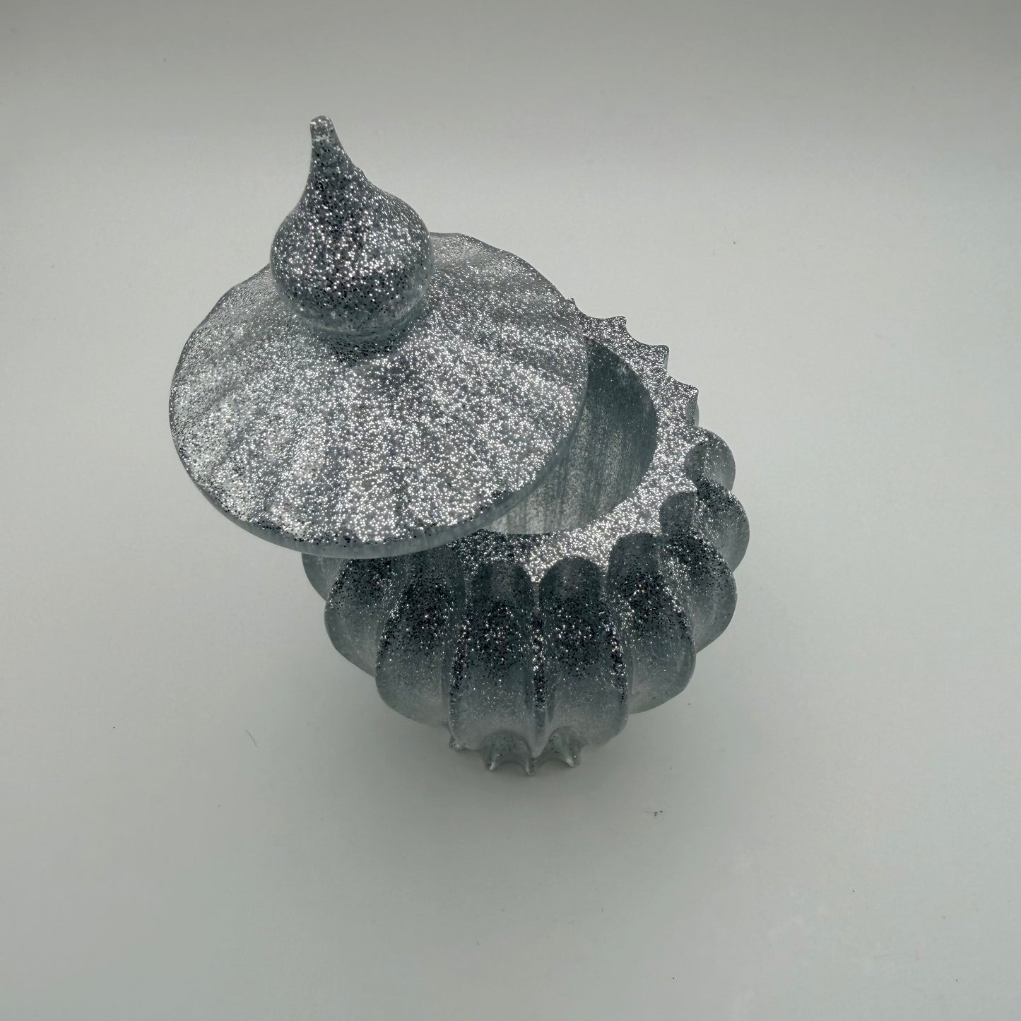 Sparkly Vintage Style Container with Lid