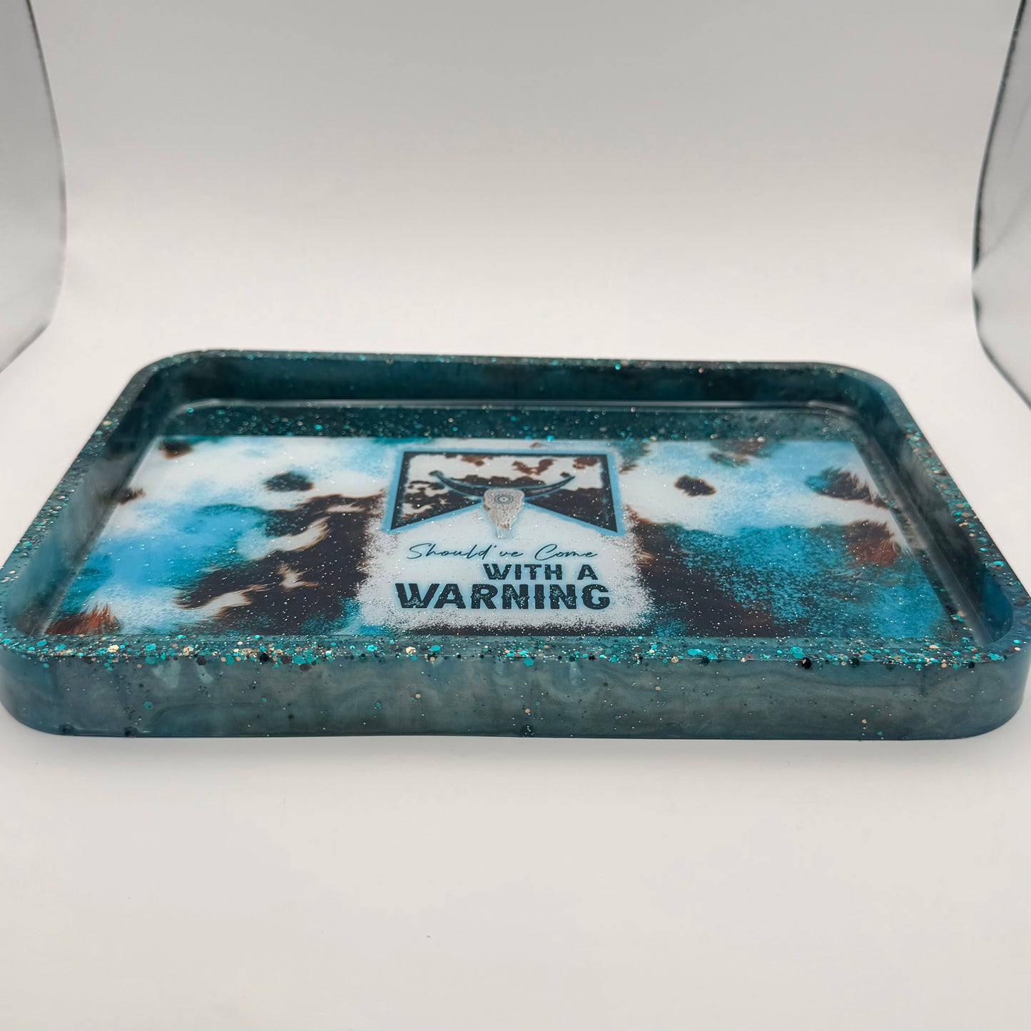 Rectangular Tray - Country Western Style