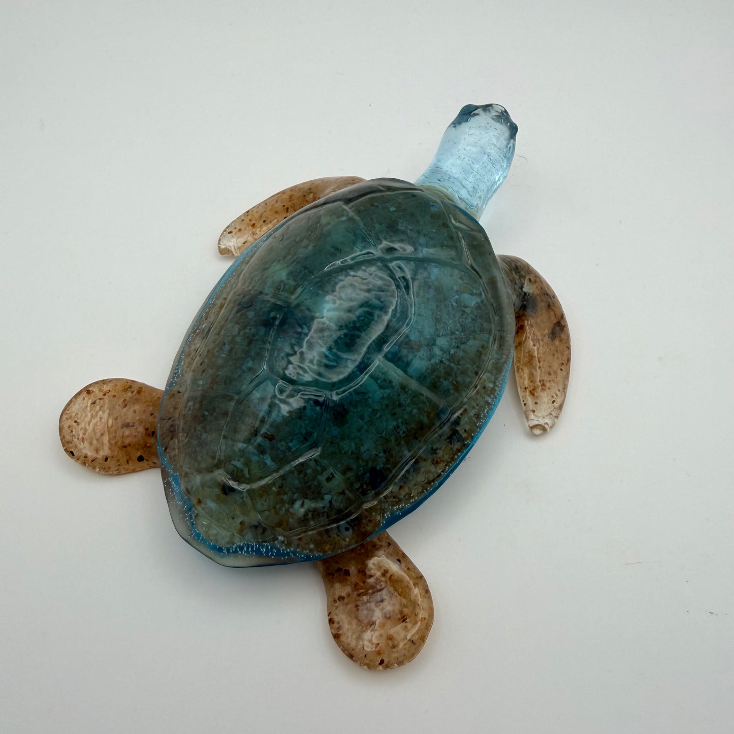 Cool Ocean Inspired Sea Turtle Figurine