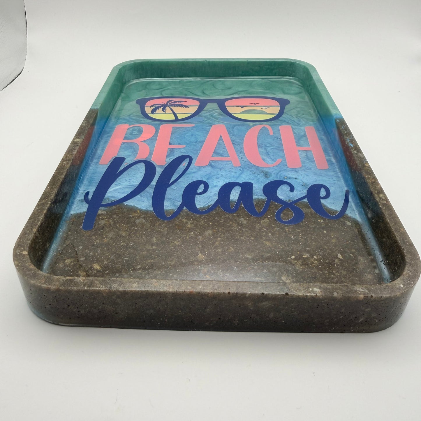 Beach Please! Rectangular Tray