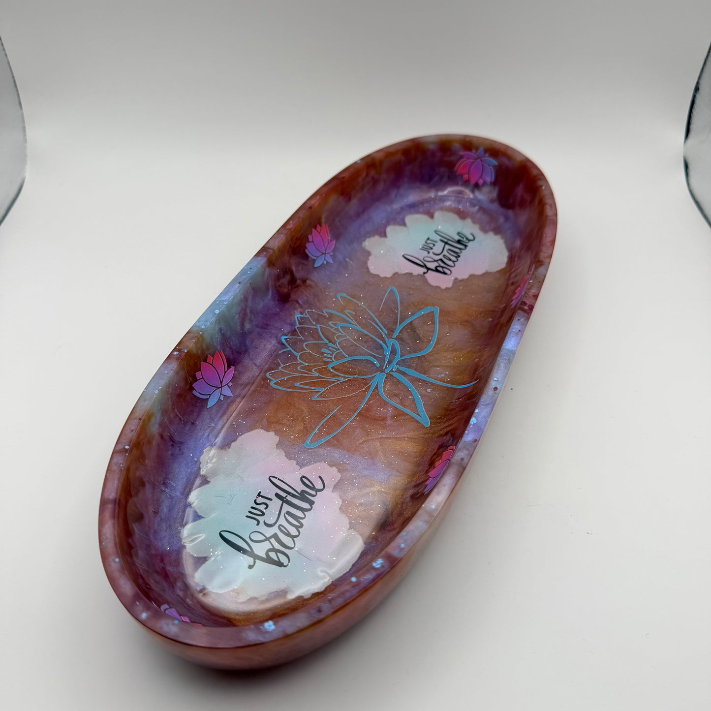 Large Just Breathe Tray/Bowl