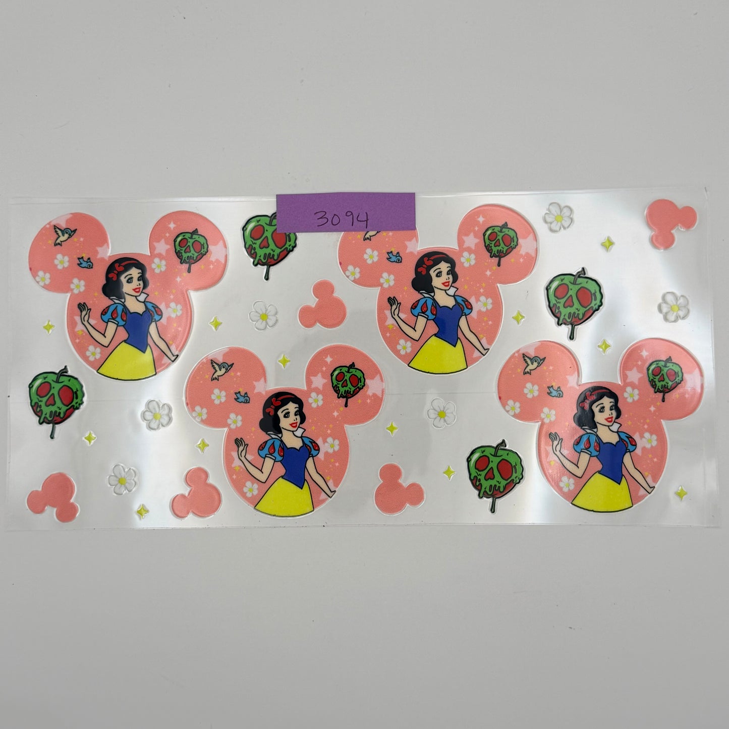 Mouse ears with snow white