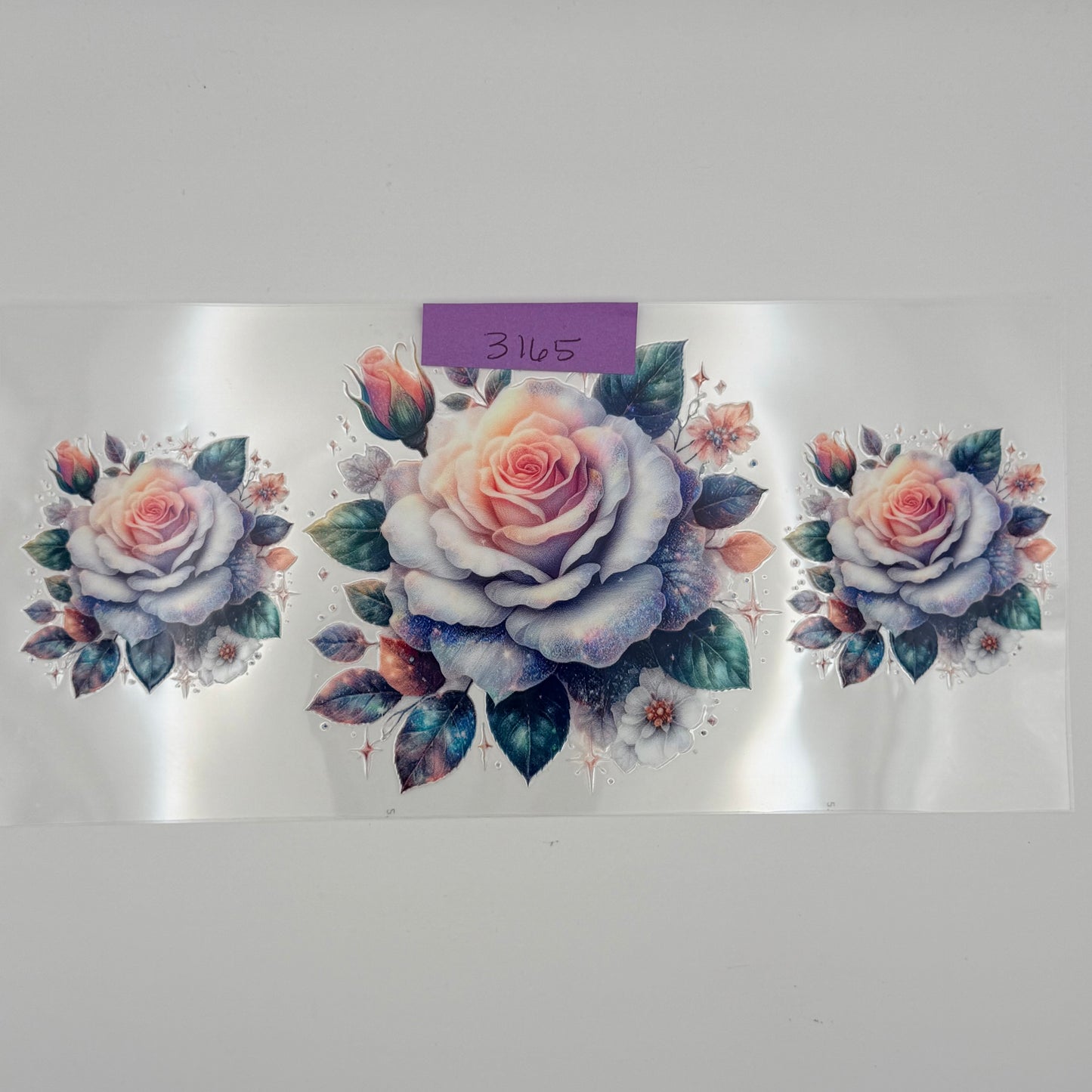 Peach and white roses