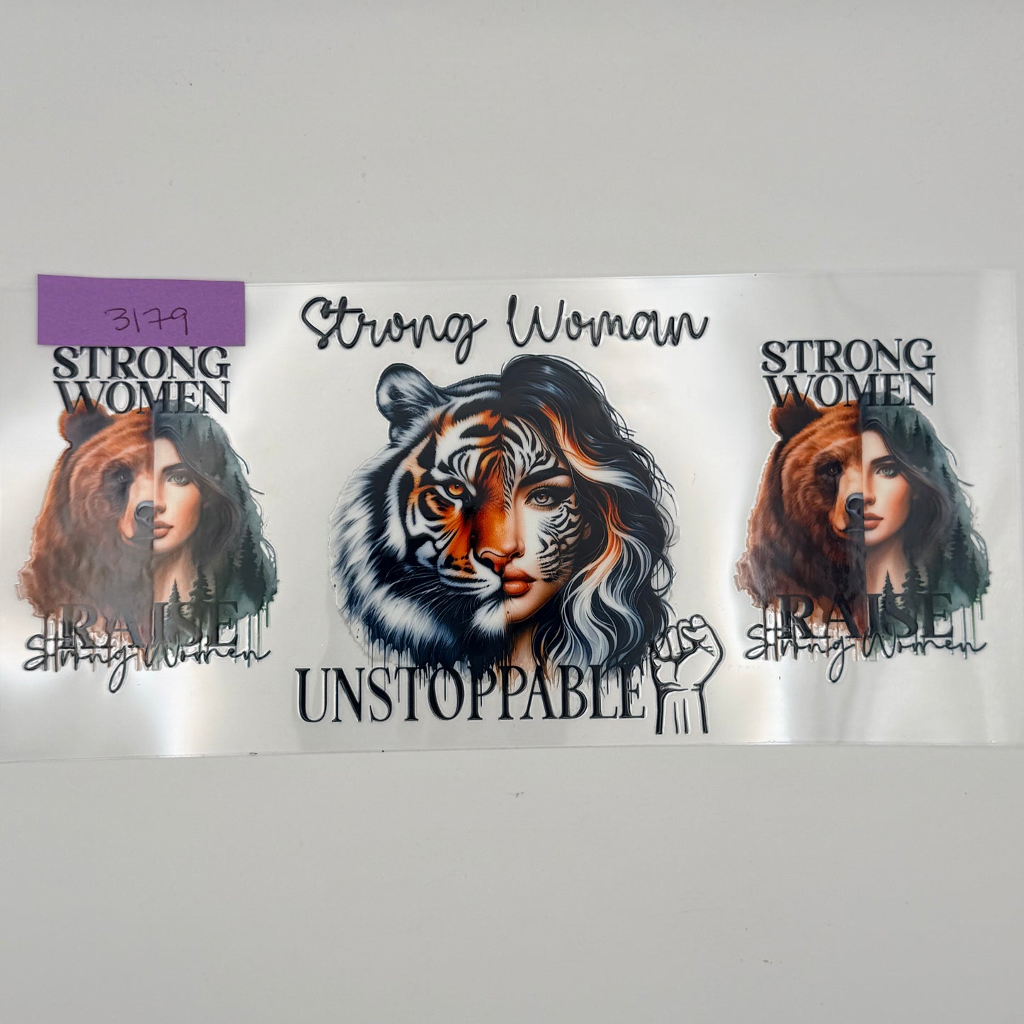 Strong woman unstoppable
