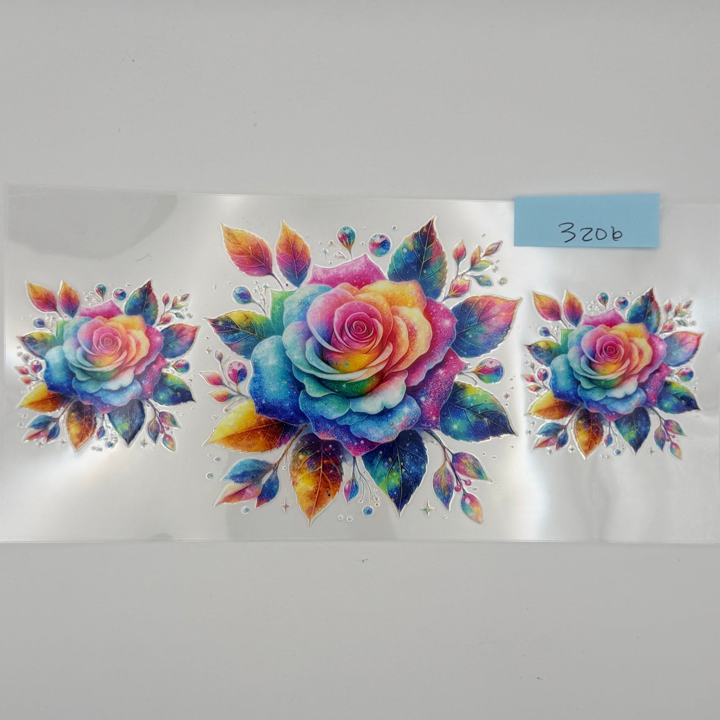 Rainbow roses 2