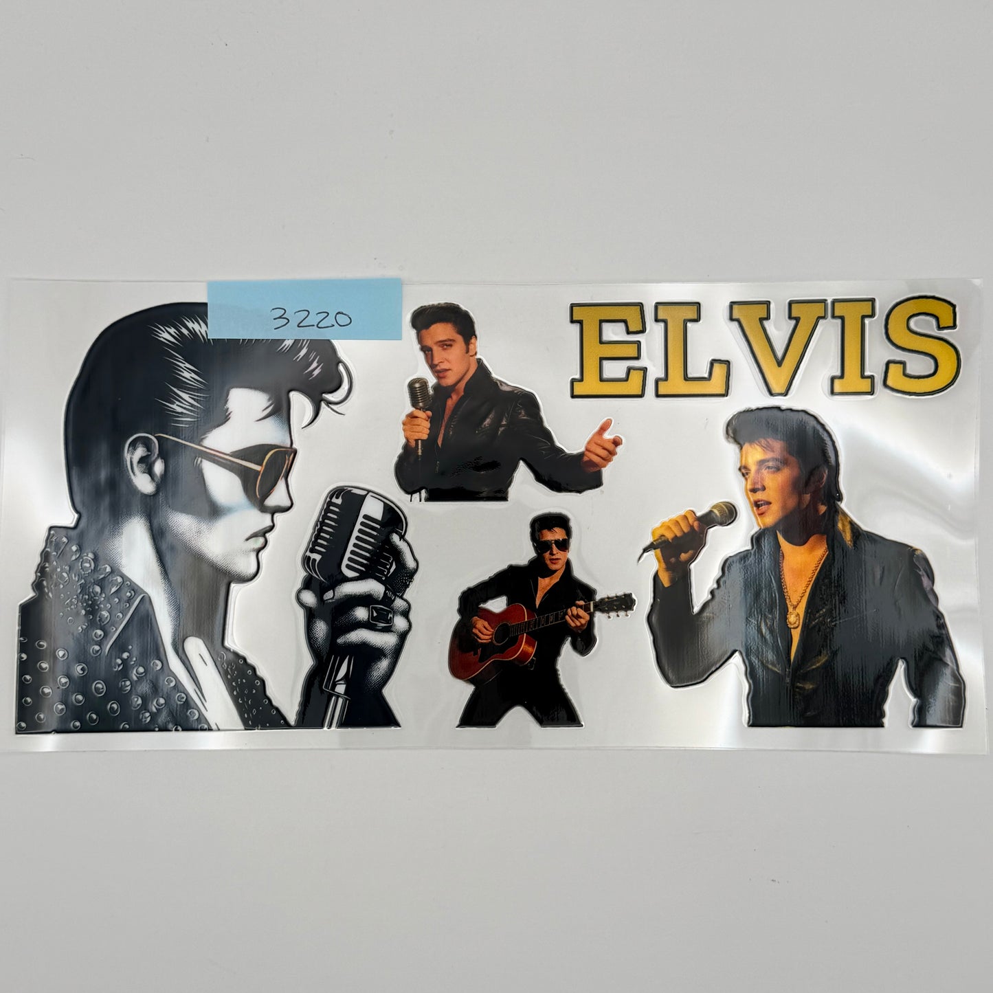 Black and gold elvis