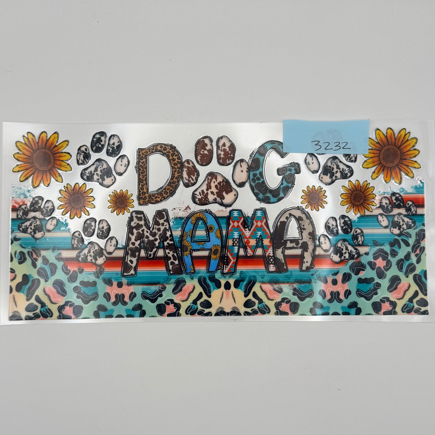 Dog mama with sunflowers