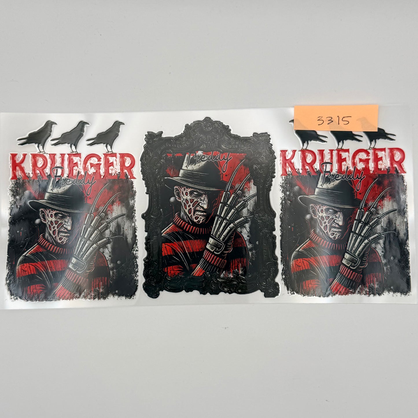 Freddy Krueger with crows