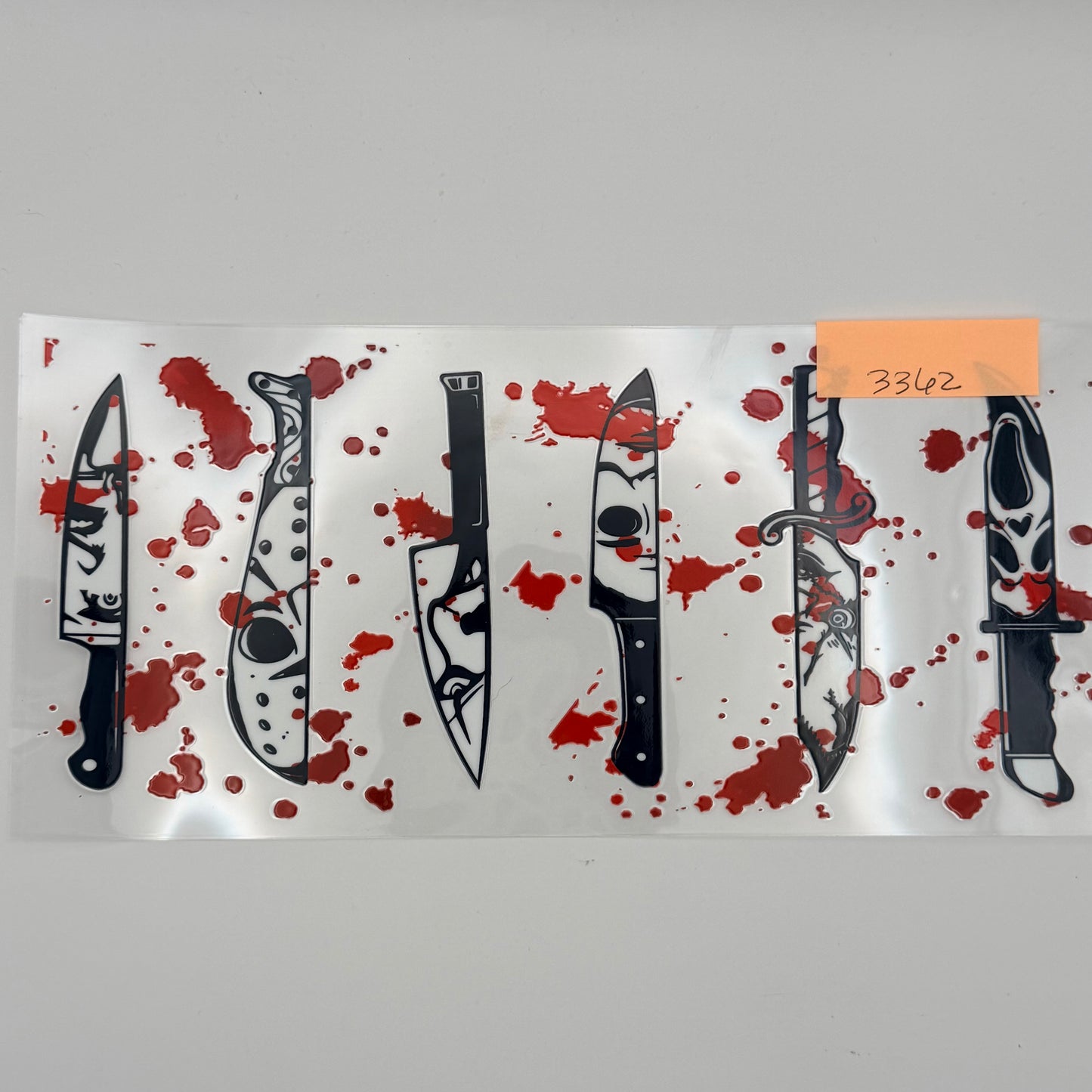 Horrow movie character knives
