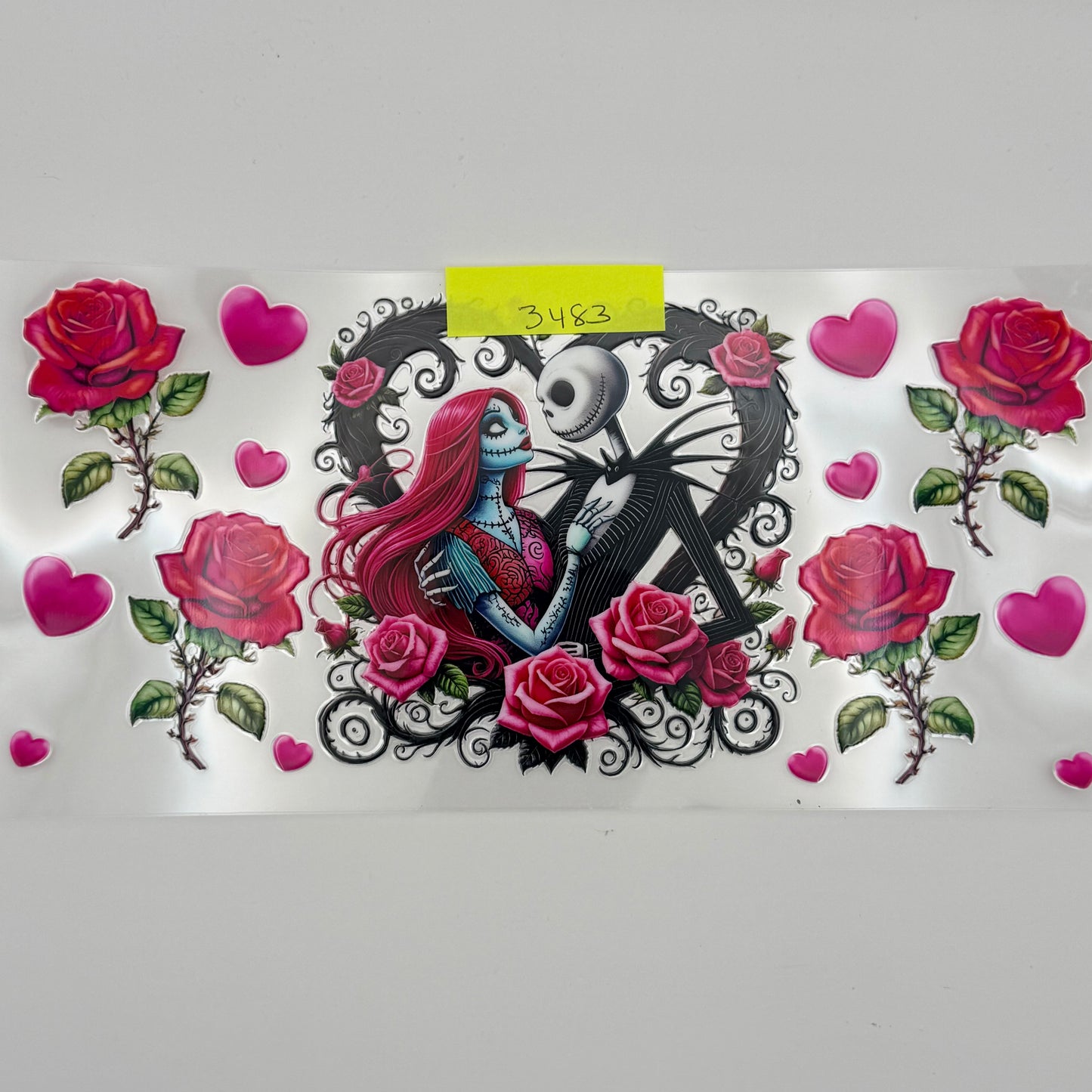 Jack and sally with flowers