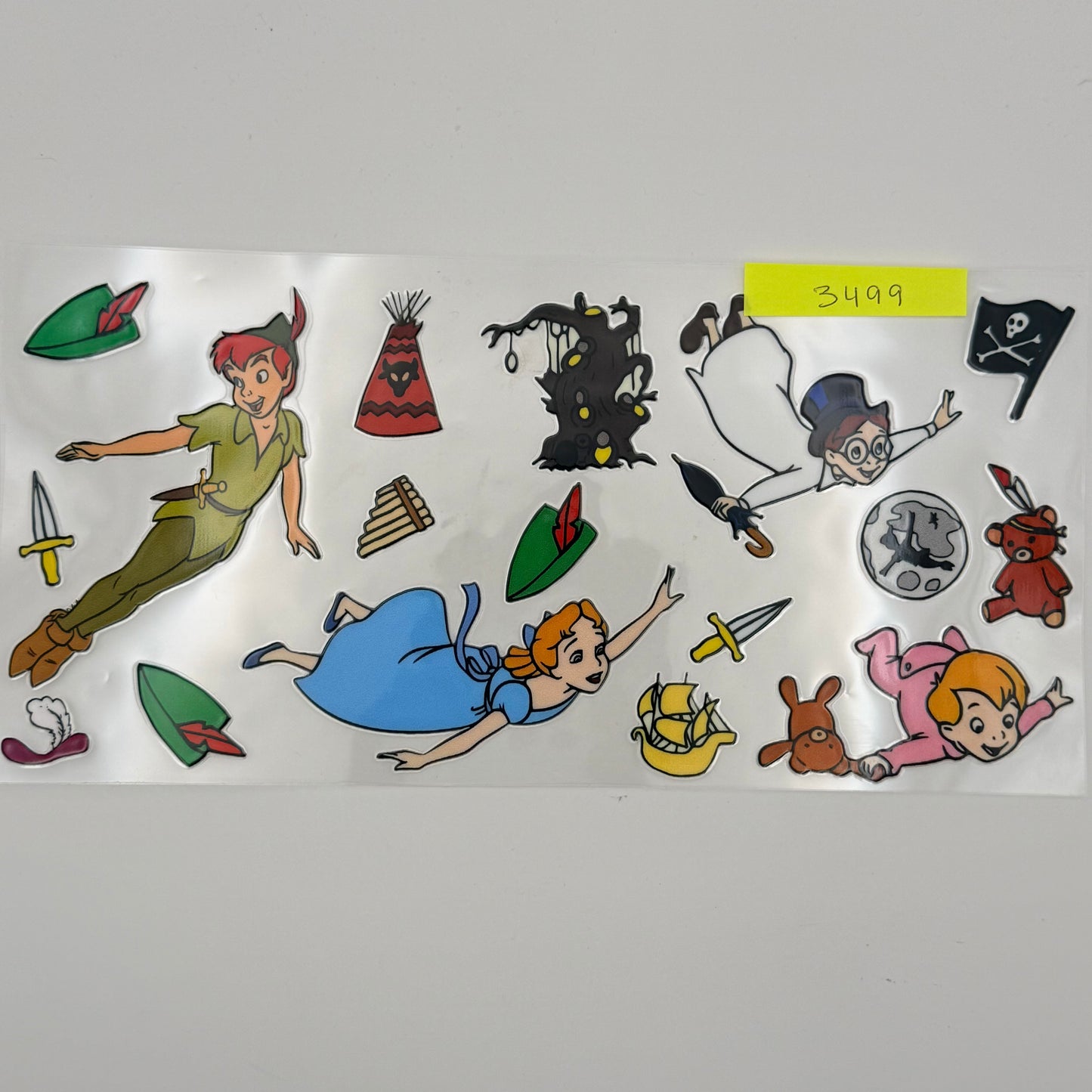 Peter pan characters flying