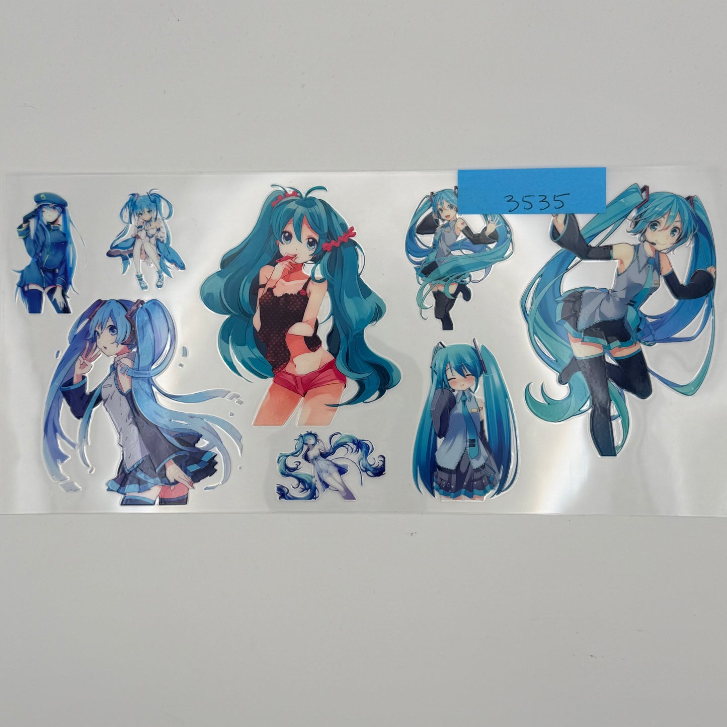 Blue anime girls