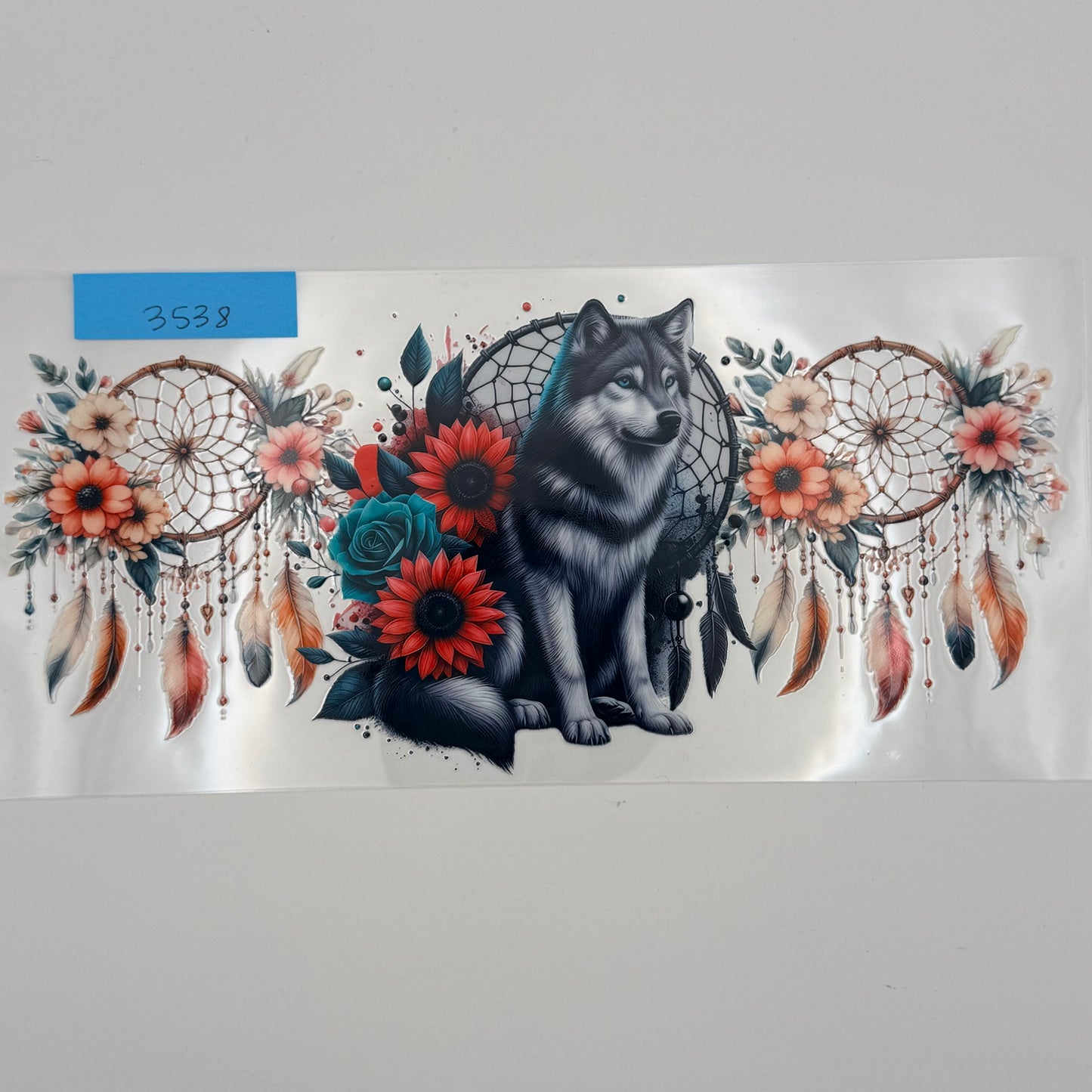 Wolf and dreamcatchers