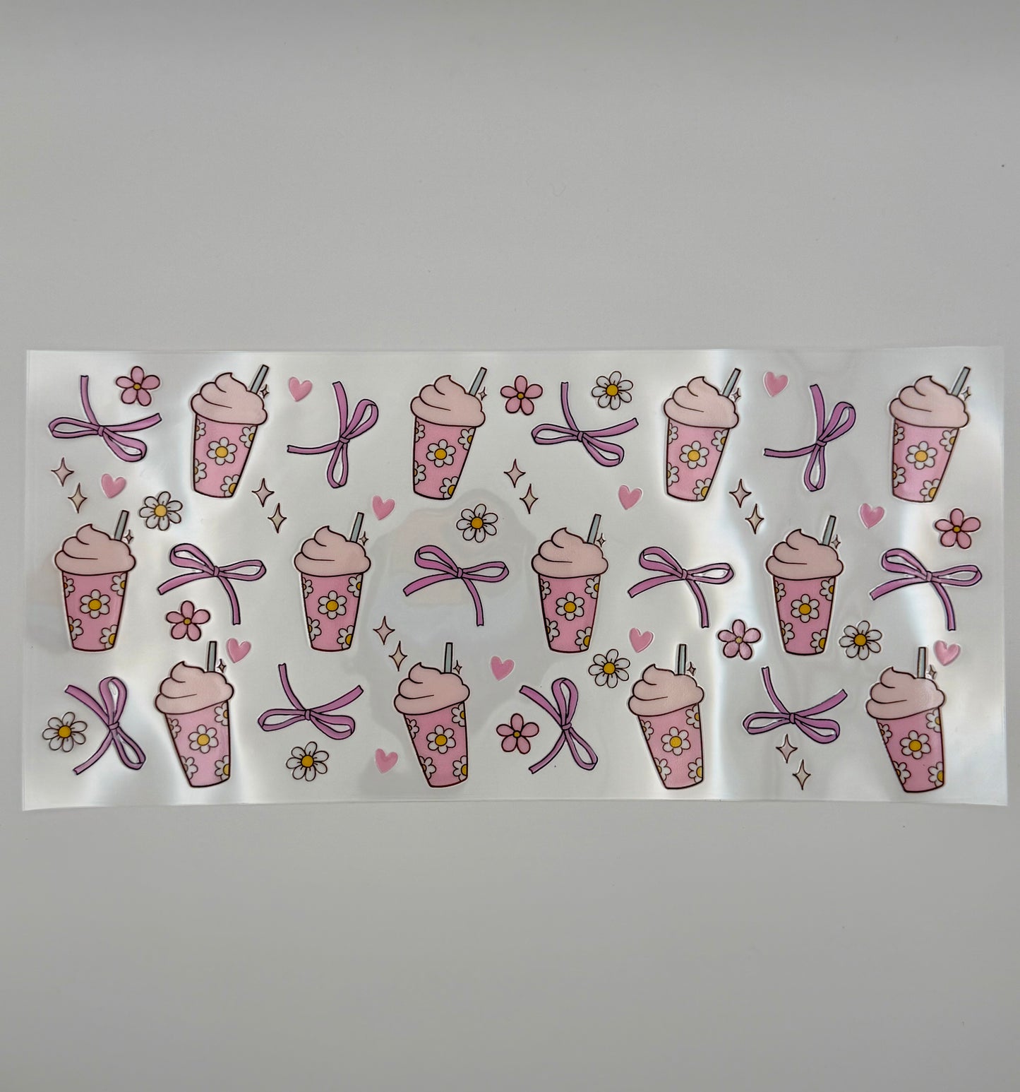 Pink coffee bows