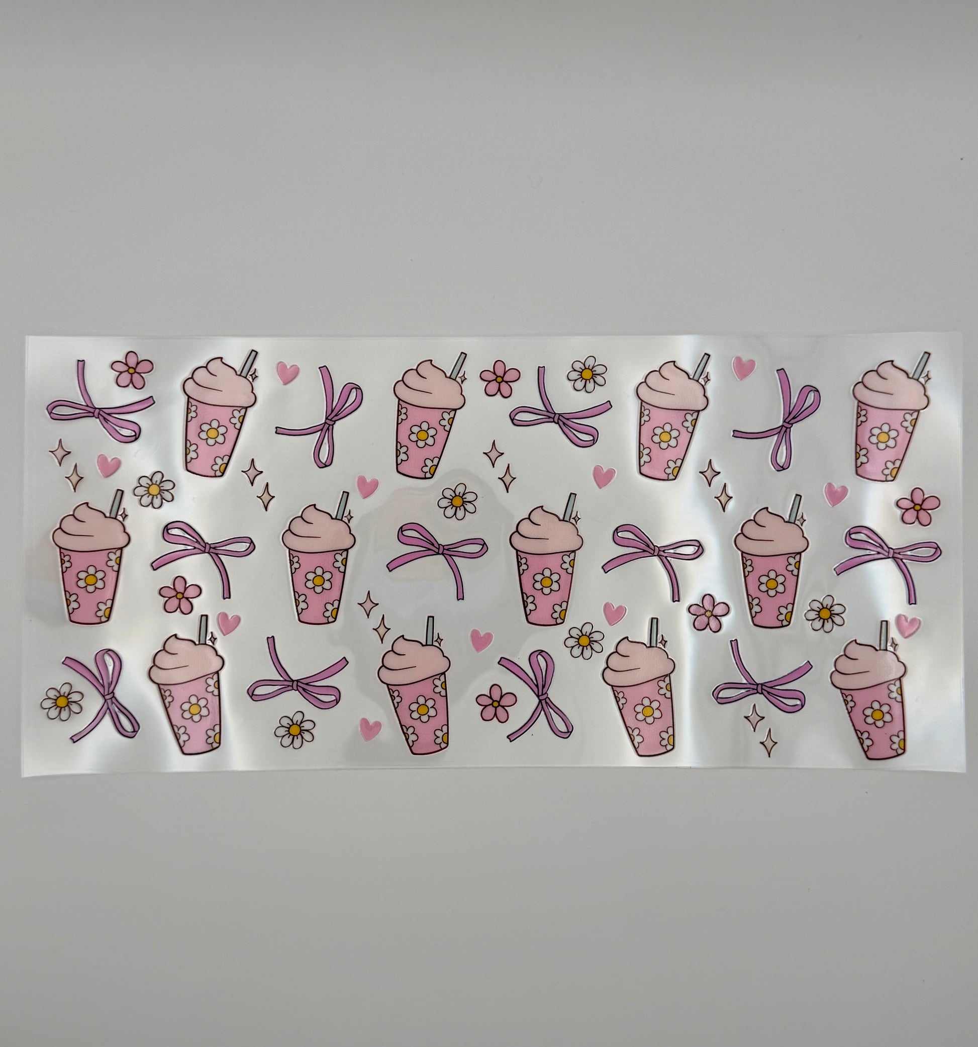 Pink coffee bows