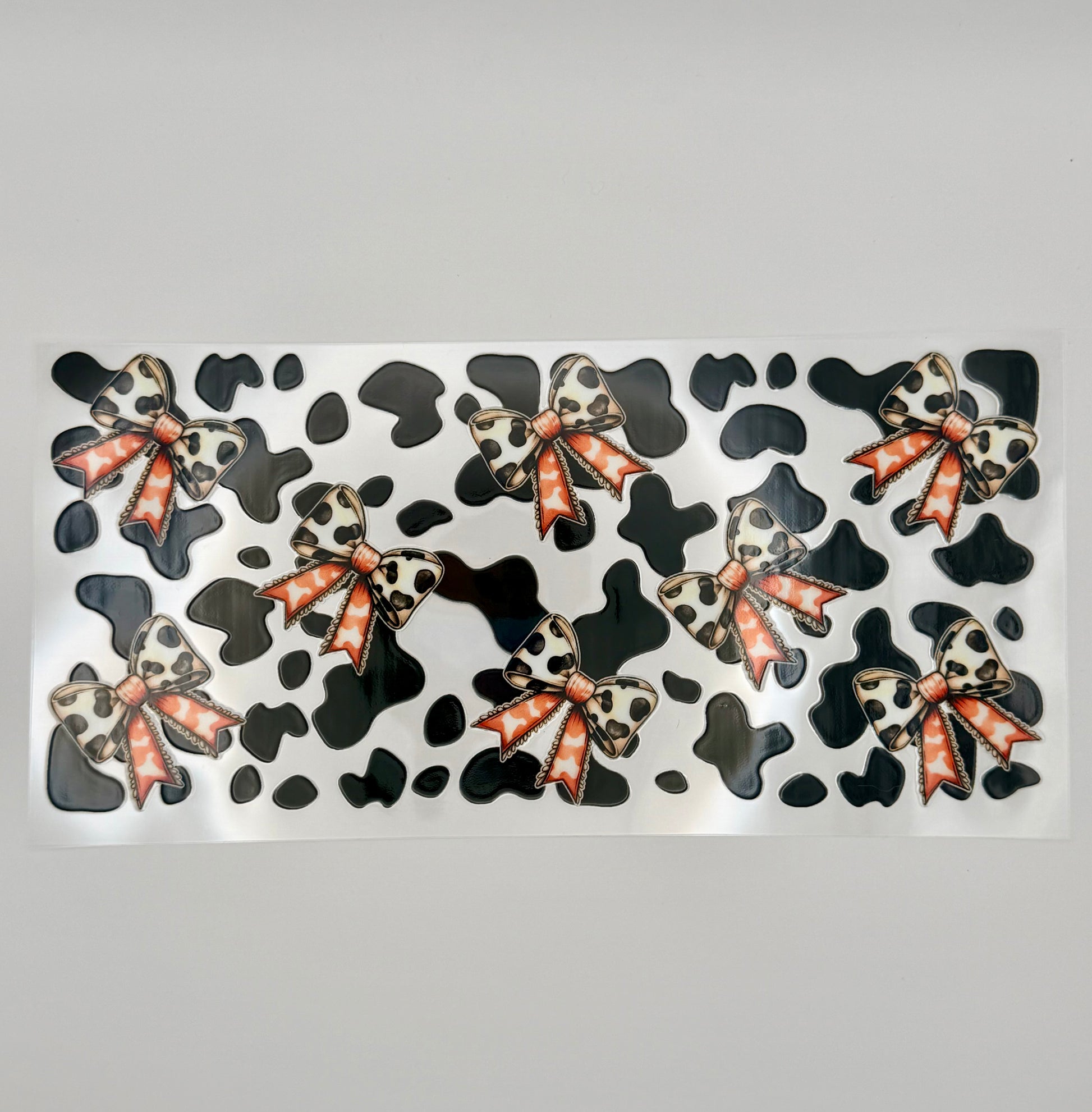 Cowprint bows