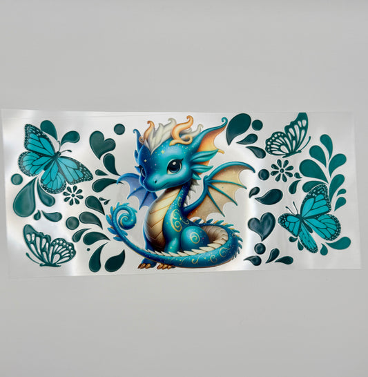 Cute green dragons