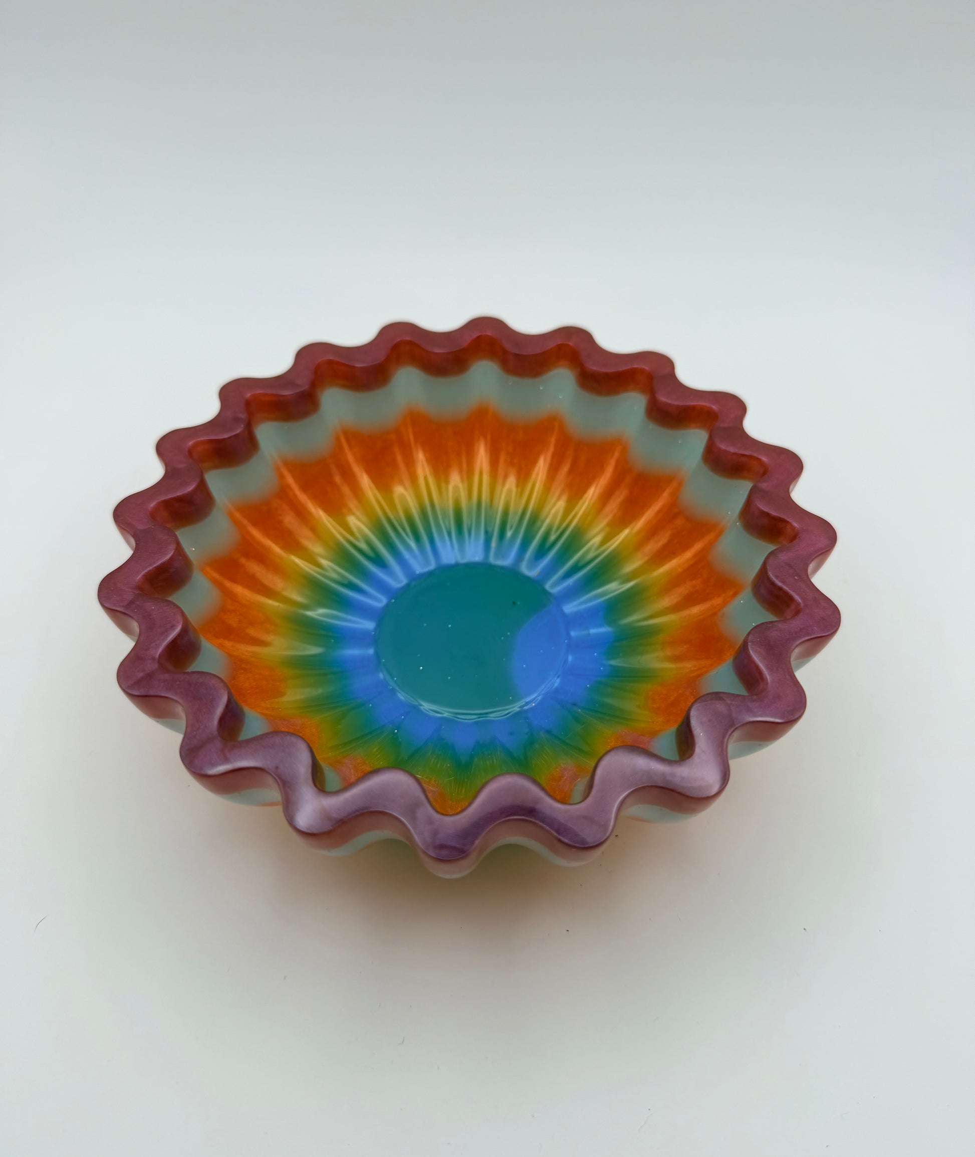 small bowl with many colors