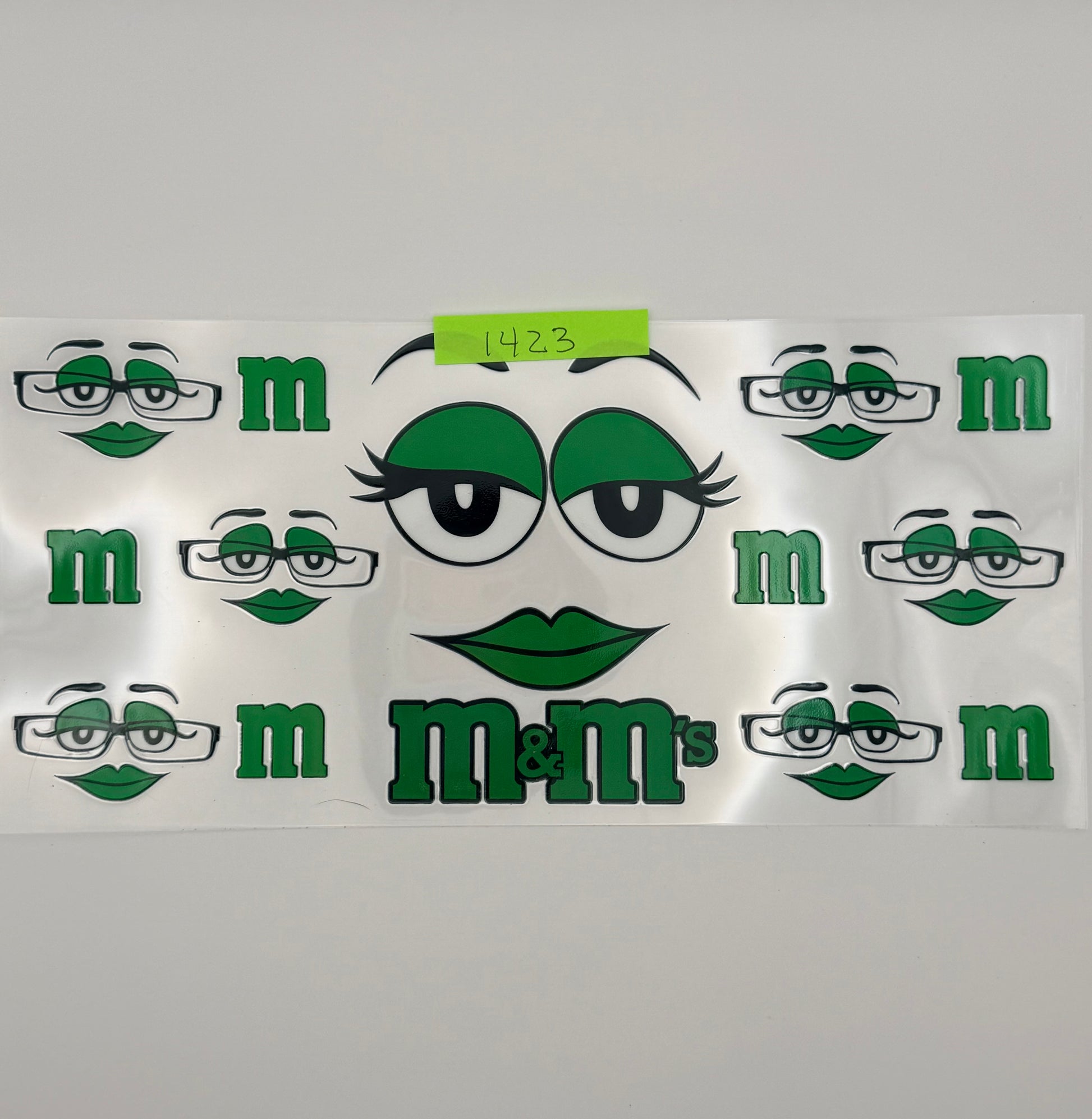 green chocolate candy