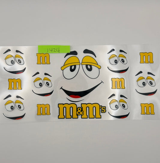 yellow chocolate candy