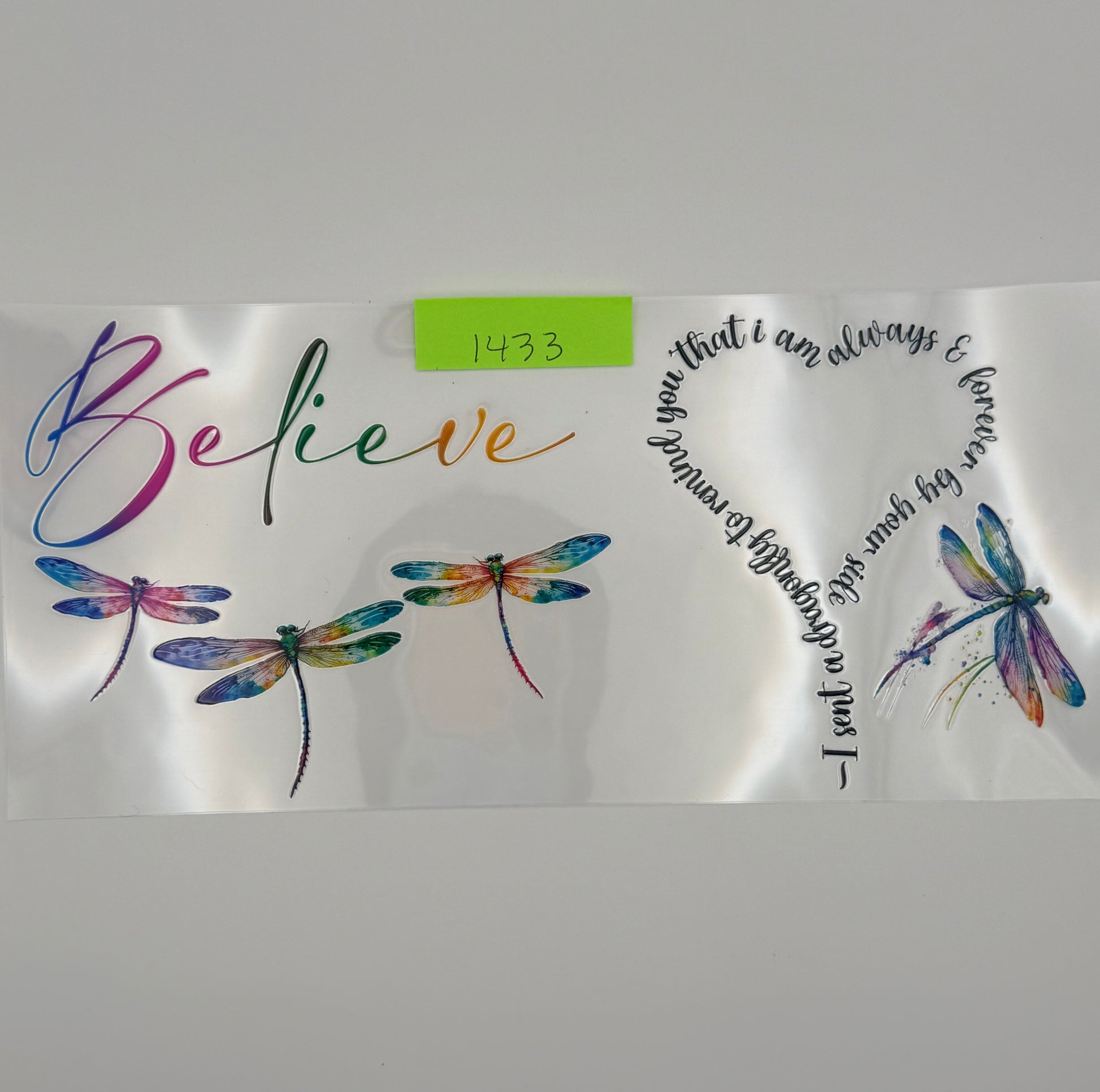 believe dragonflies