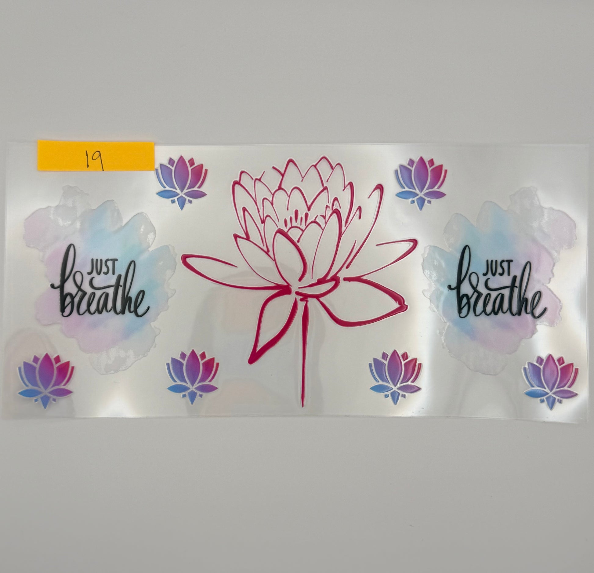 just breathe pink