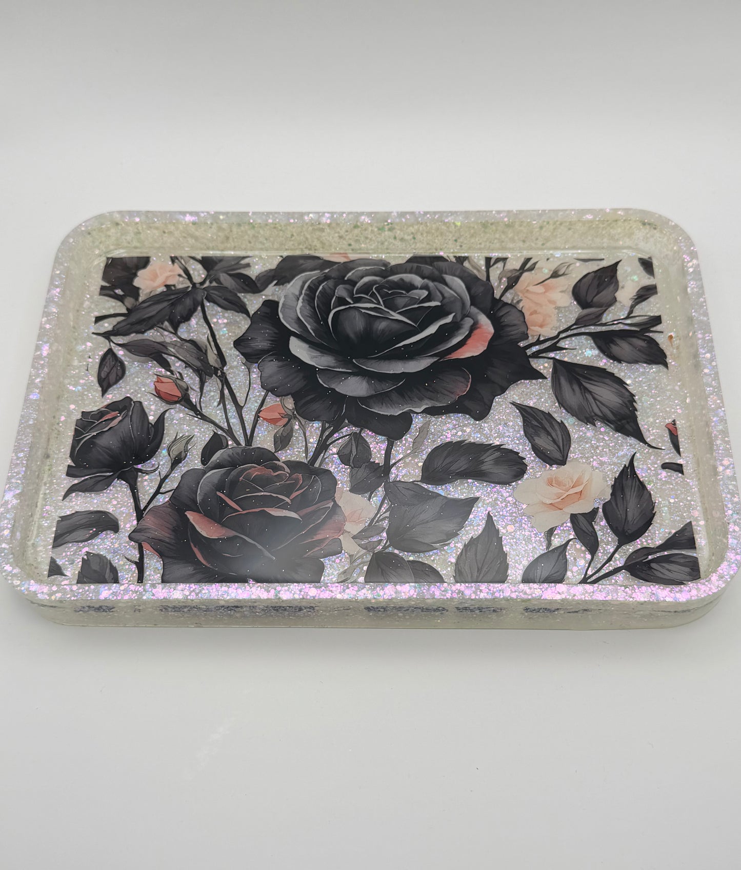 Goth Rose Medium Tray