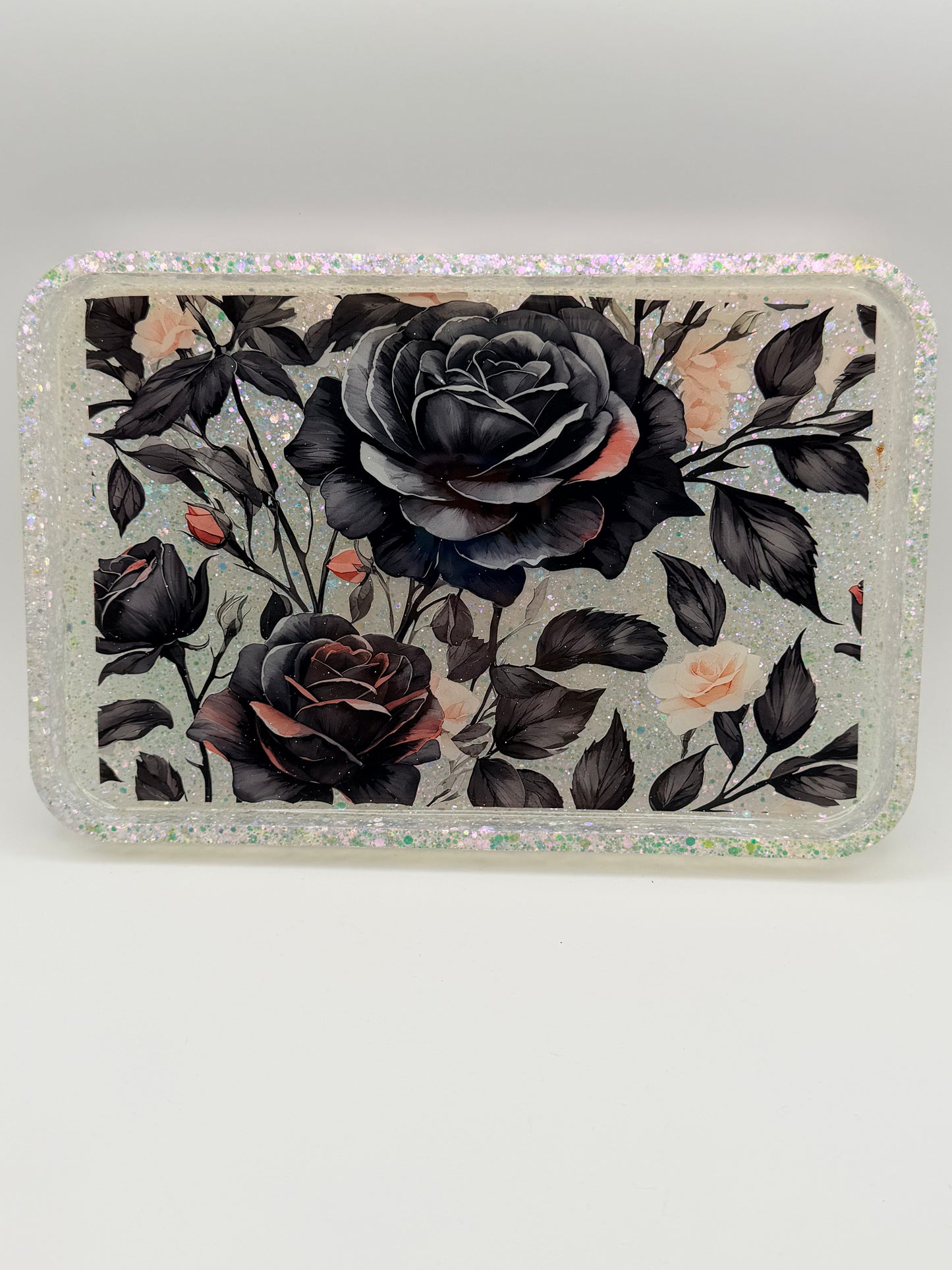 Goth Rose Medium Tray