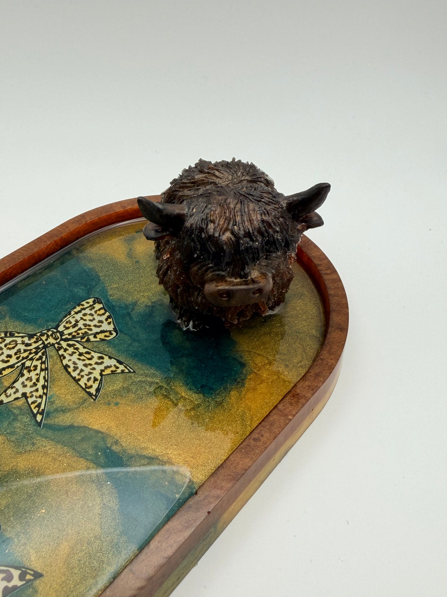Country Highland Cow Tray