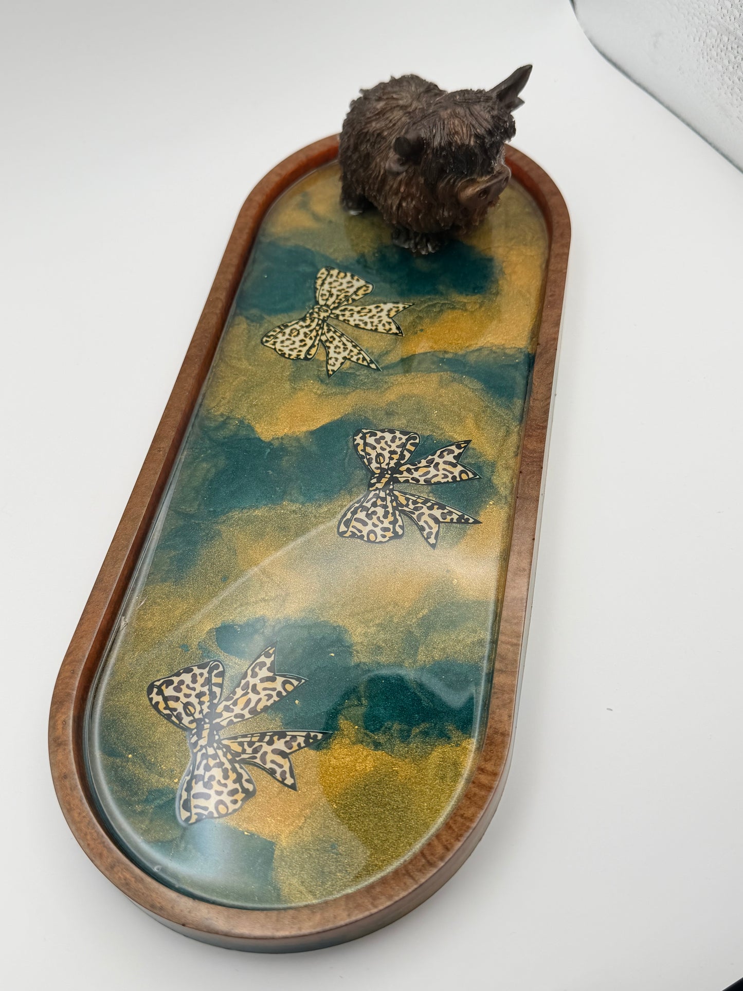 Country Highland Cow Tray