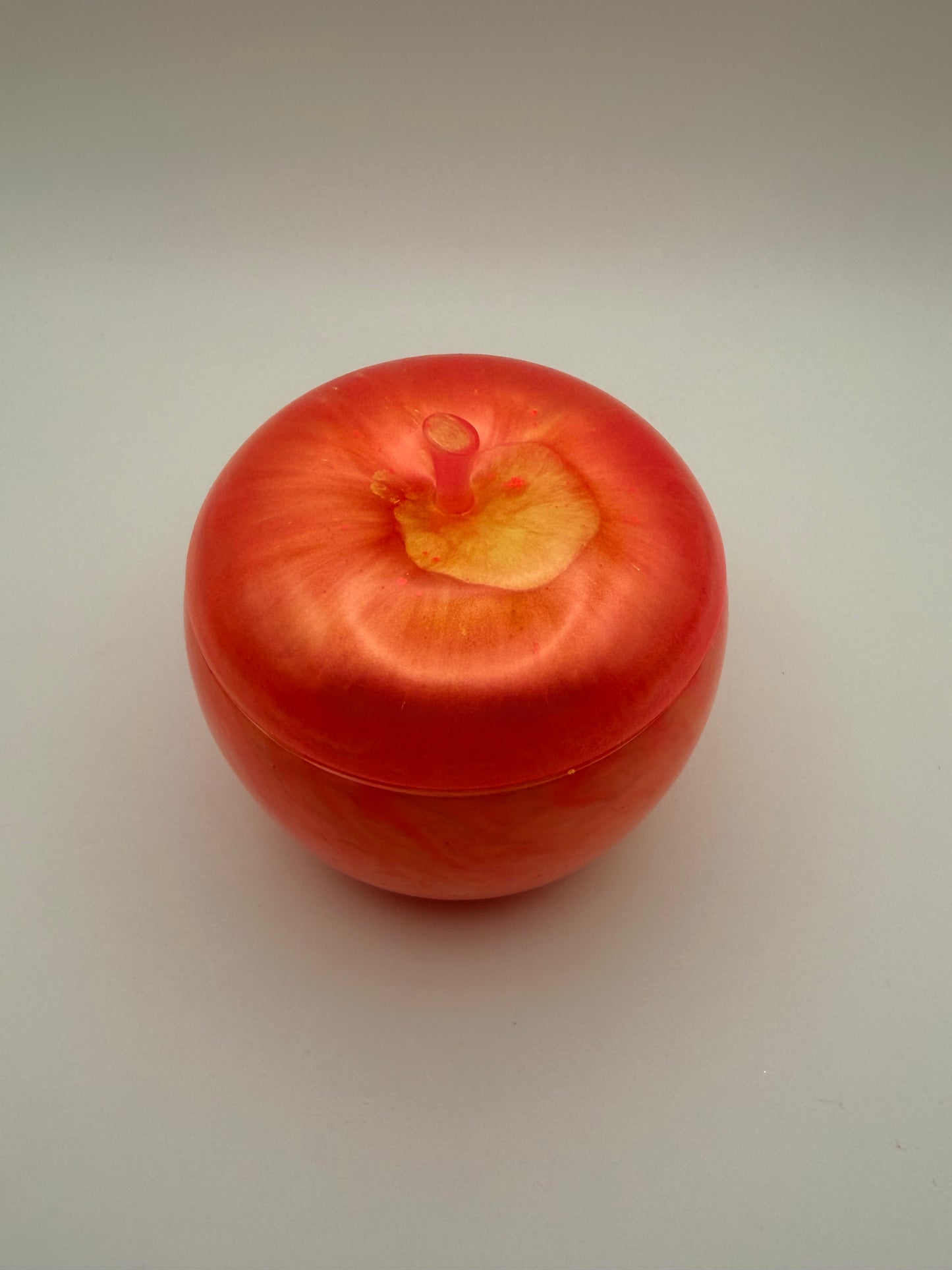Peach and Yellow Apple Container