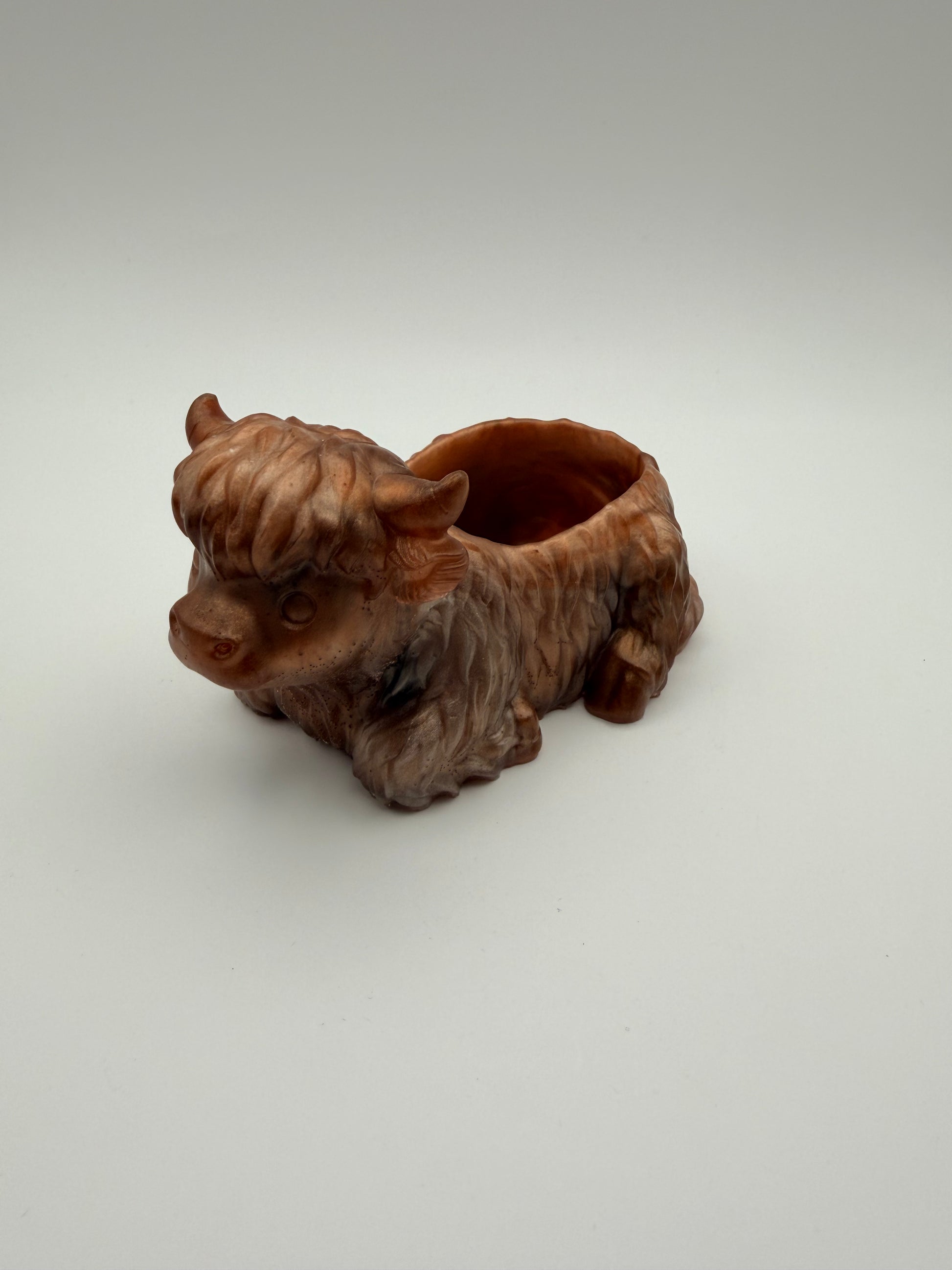 small highland cow dish