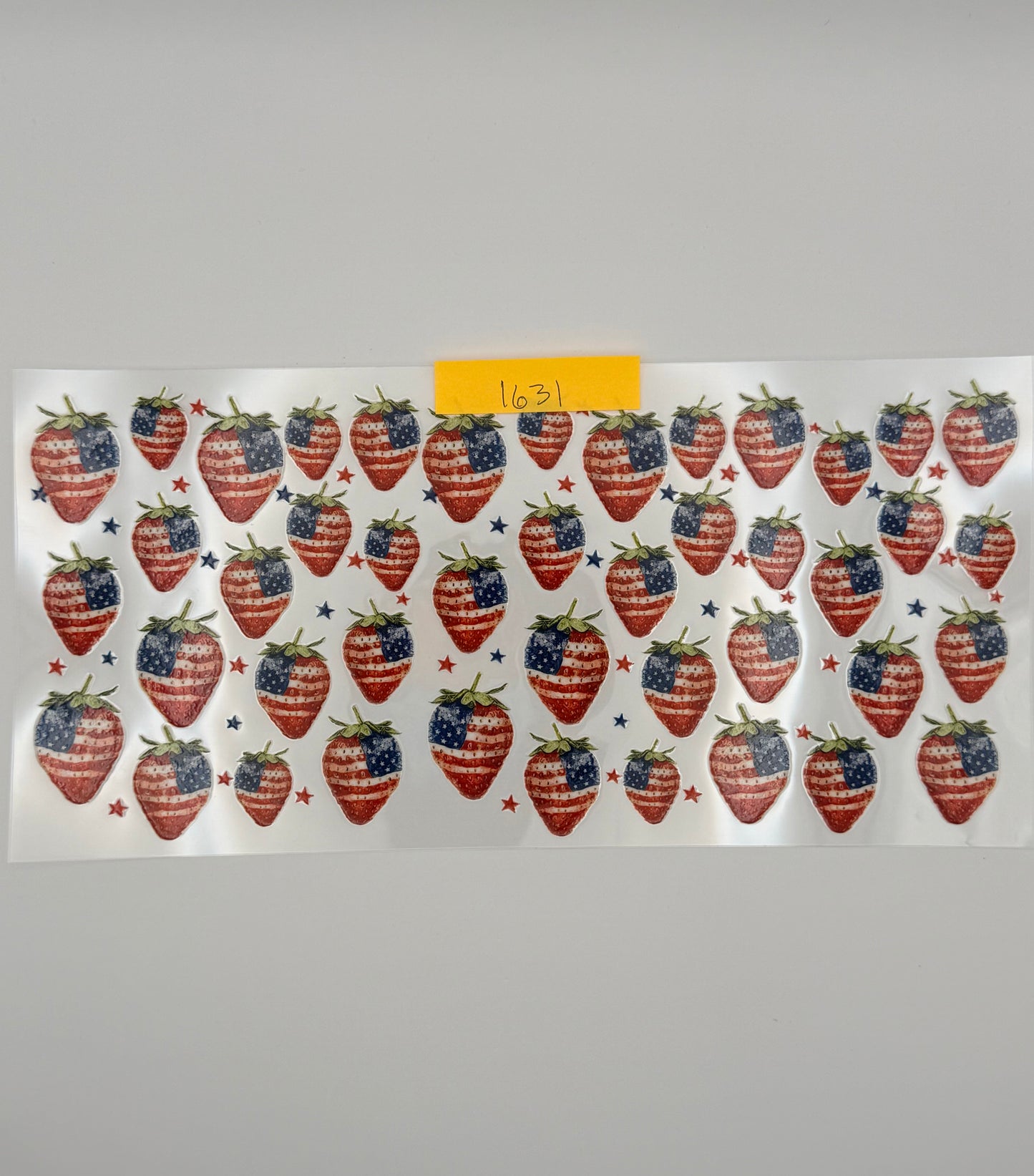 patriotic strawberries