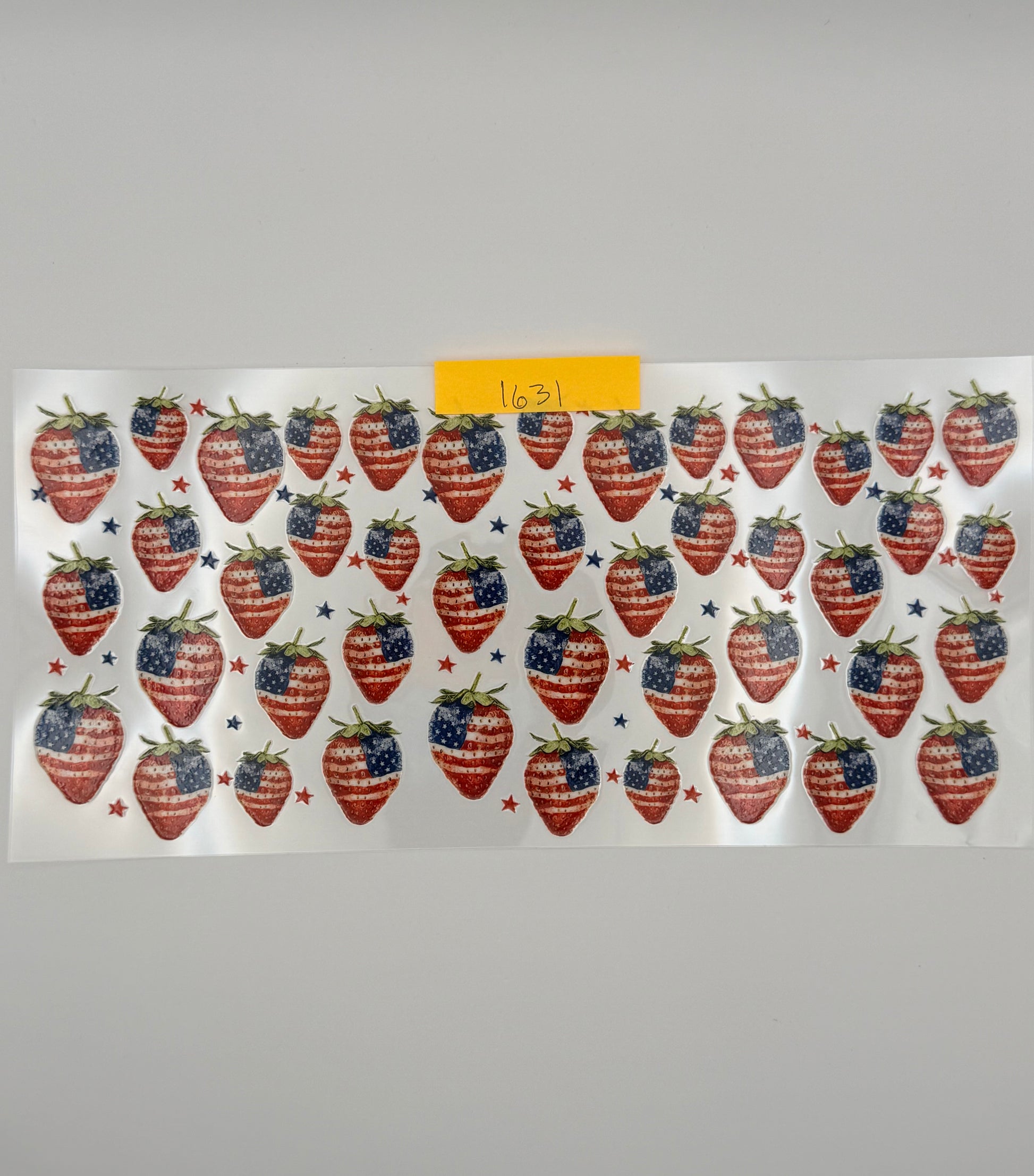 patriotic strawberries