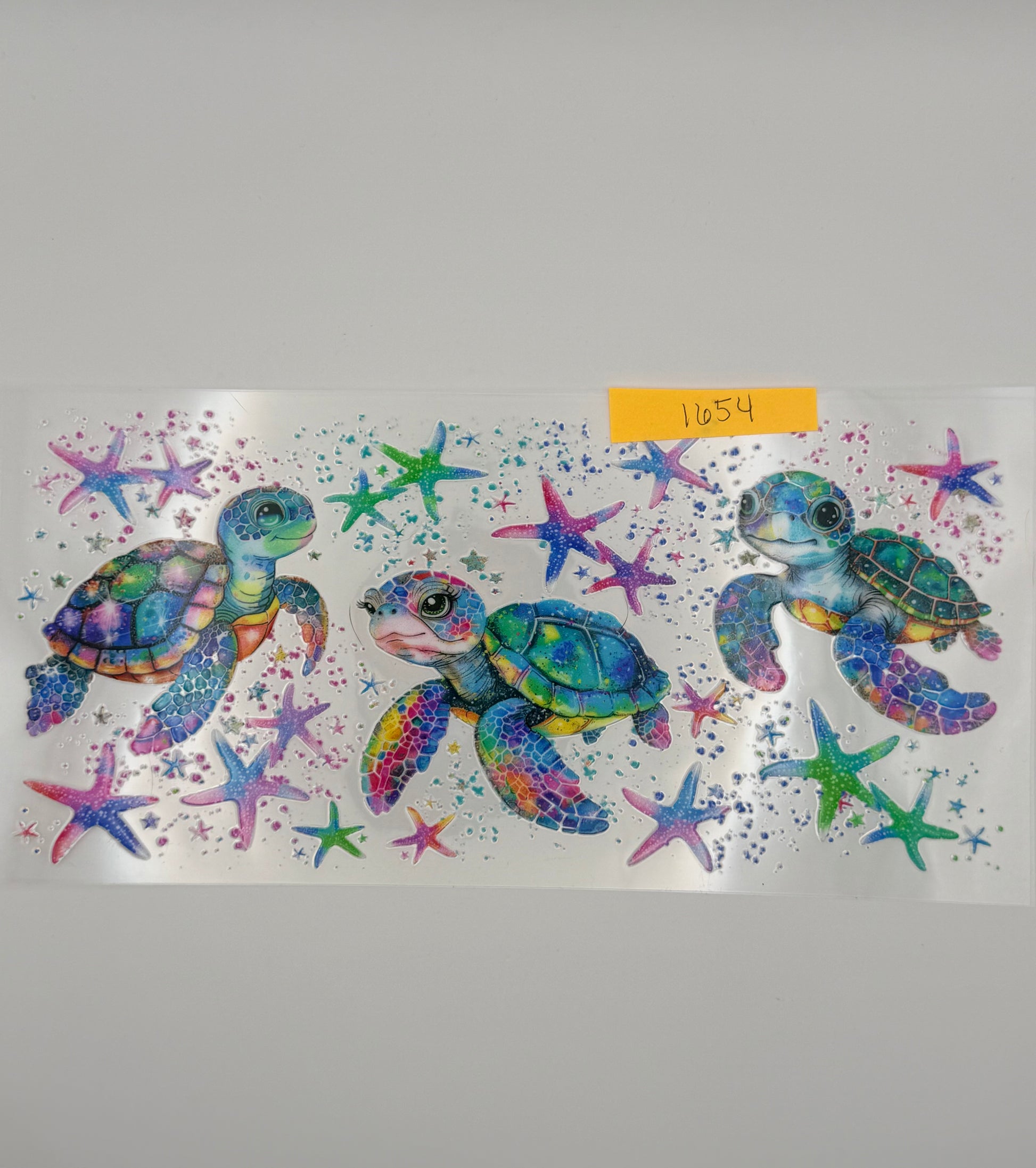 baby colorful sea turtles