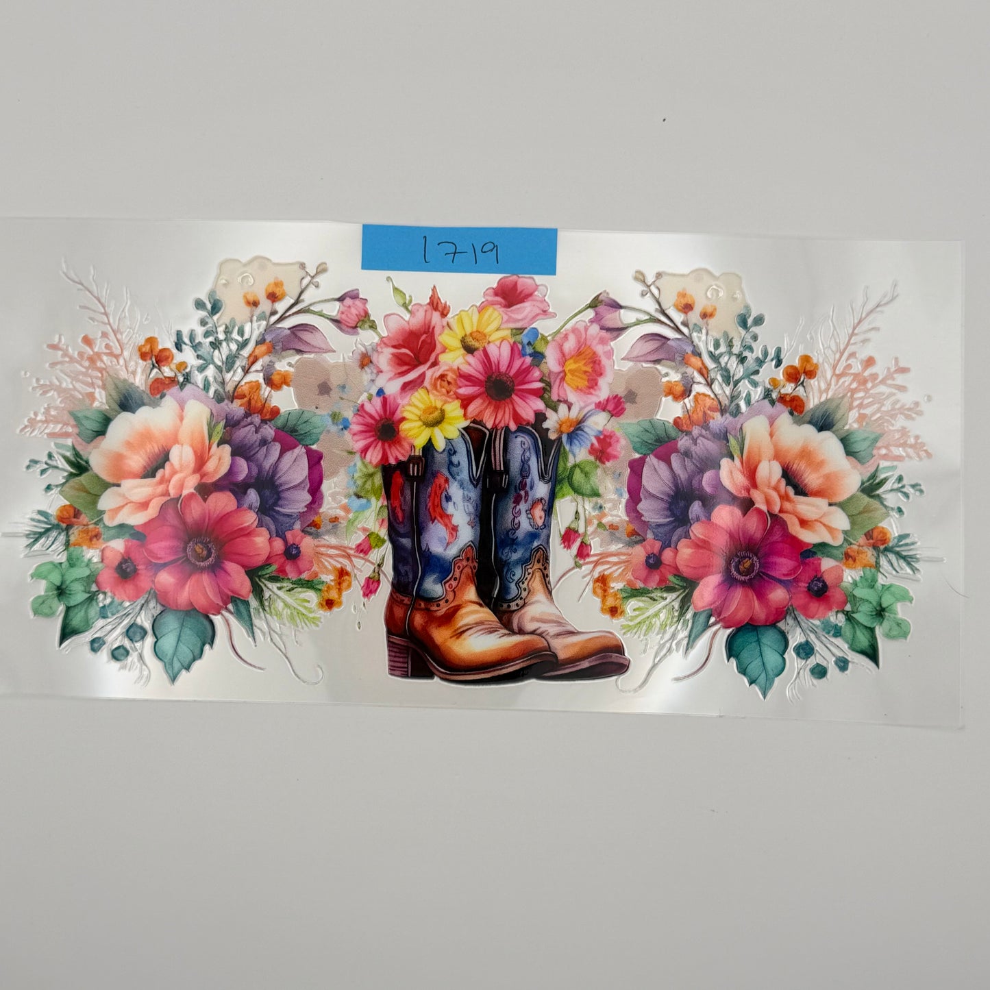 boots and flowers