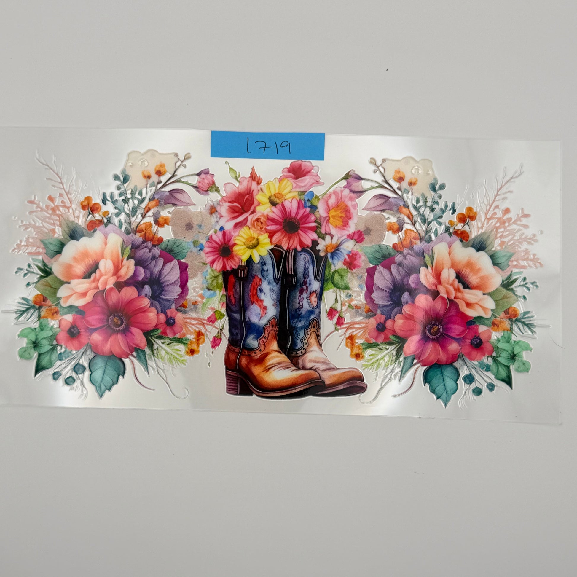 boots and flowers
